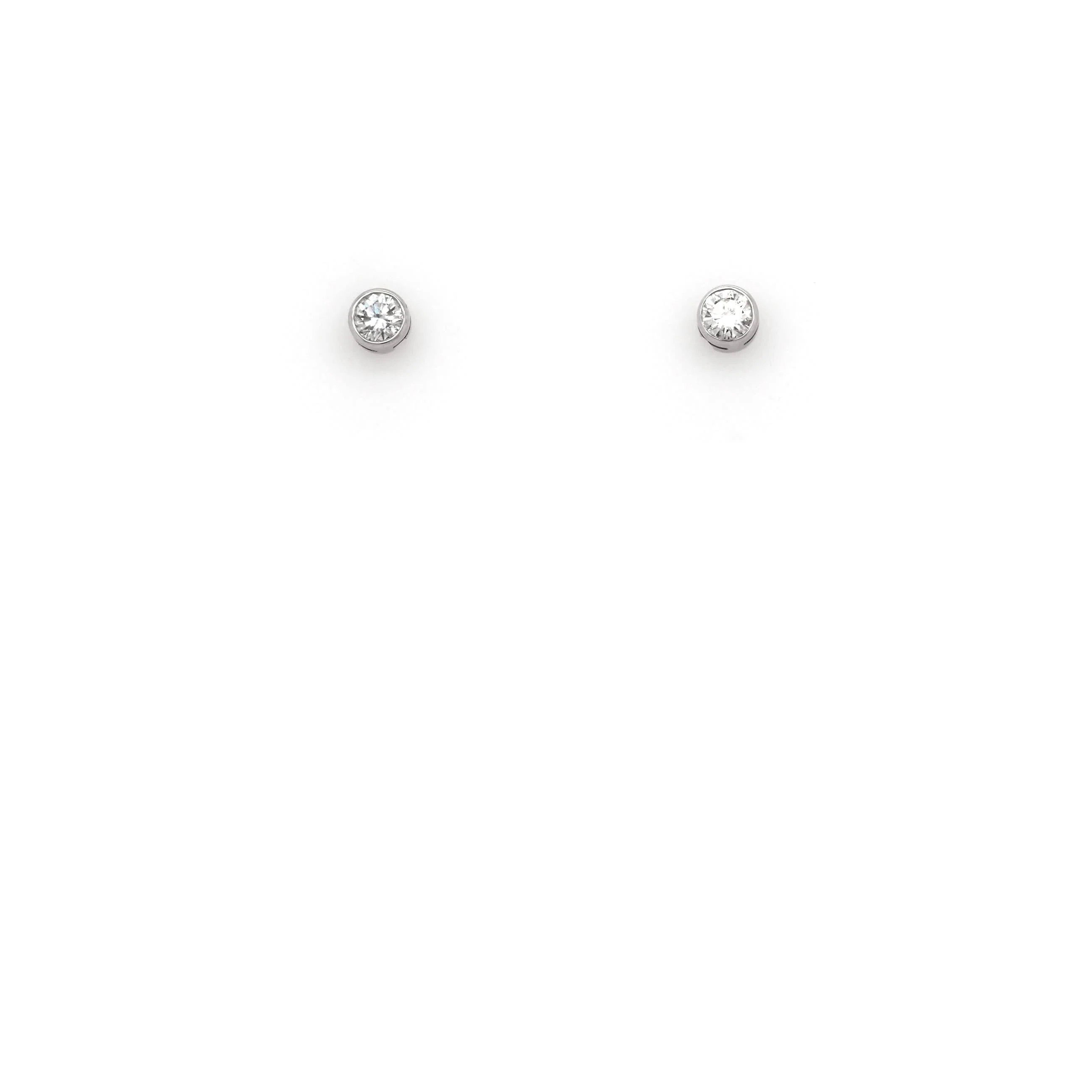 18ct White Gold South Sea Pearl and Diamond Stud Drop Bar Earrings - Image 2