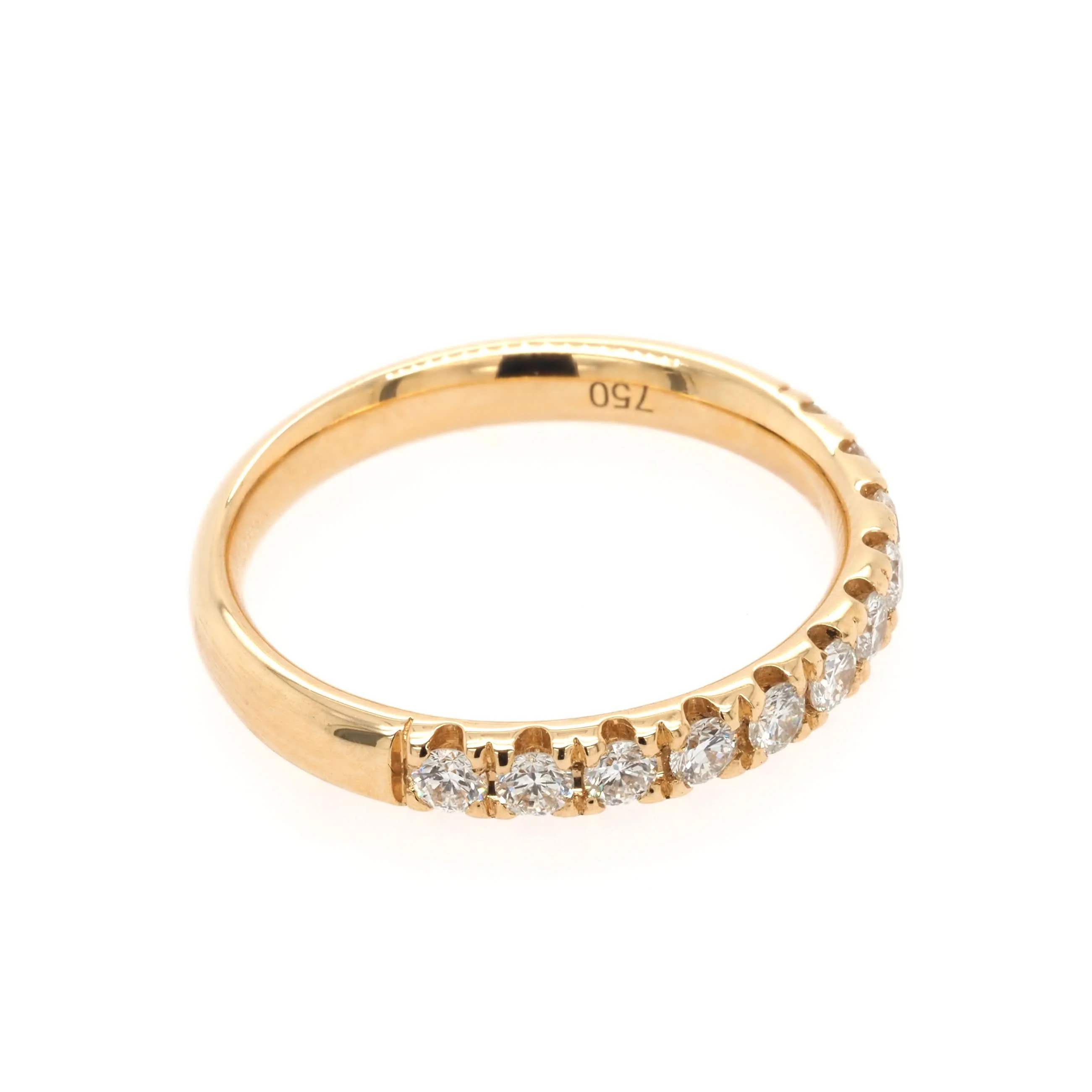 18ct Yellow Gold Diamond Half Eternity Ring, 0.47ct - Image 2