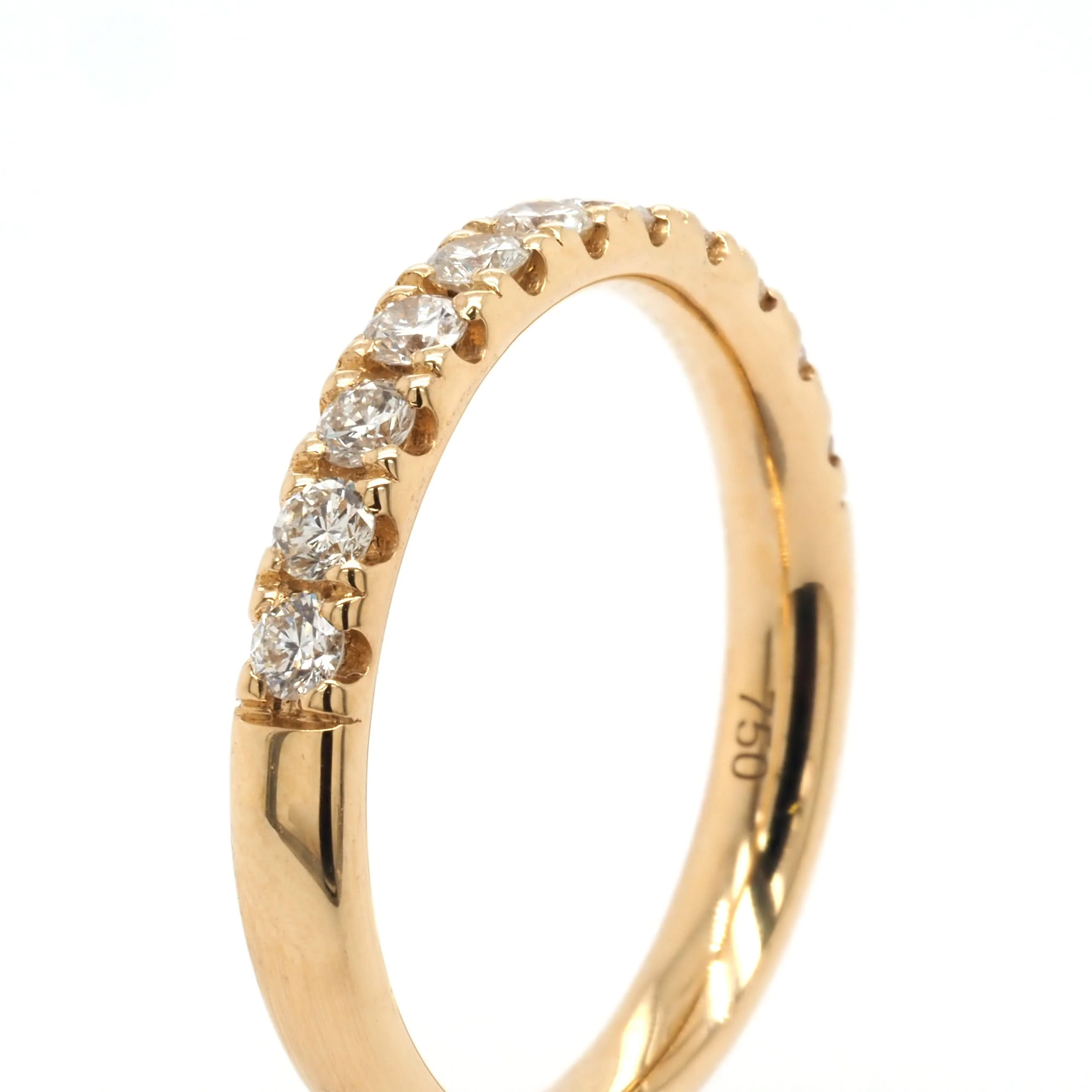 18ct Yellow Gold Diamond Half Eternity Ring, 0.47ct - Image 3