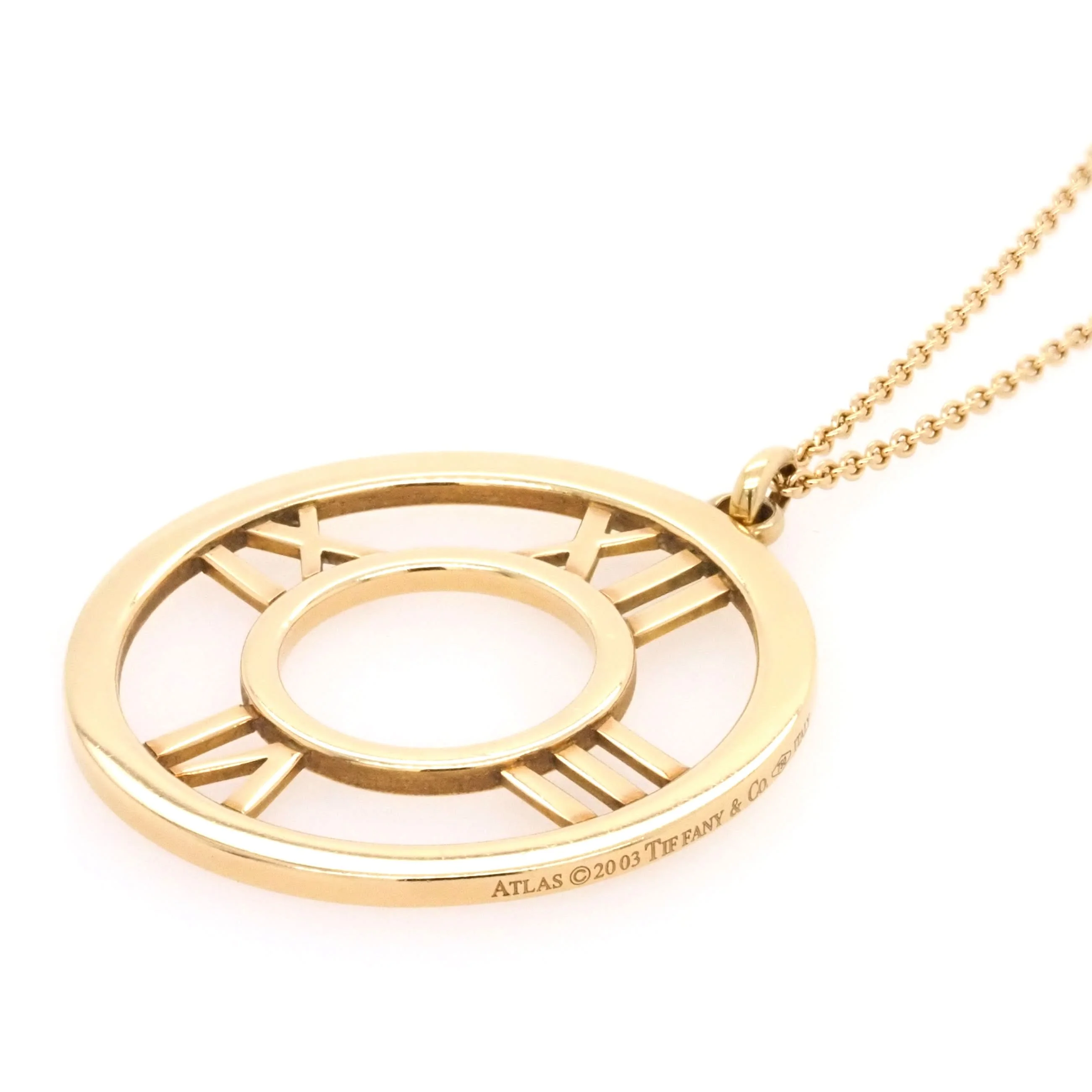 18ct Yellow Gold Tiffany Atlas Pendant - Image 2