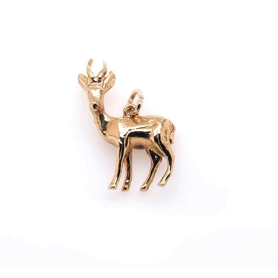 9ct Gold Deer Charm - Image 2