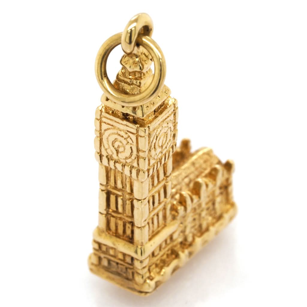 9ct Yellow Gold Big Ben & Westminster Charm - Image 2