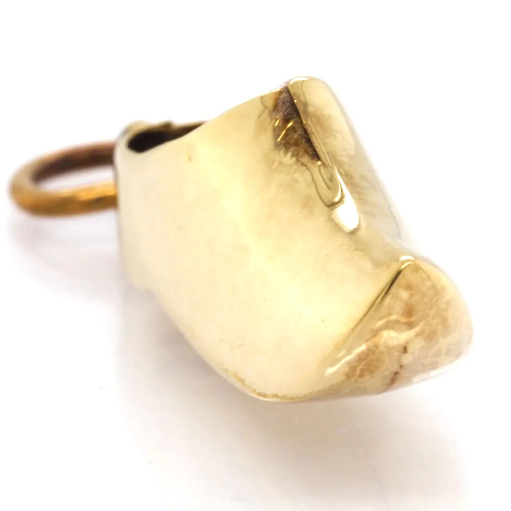 9ct Yellow Gold Clog Charm - Image 2