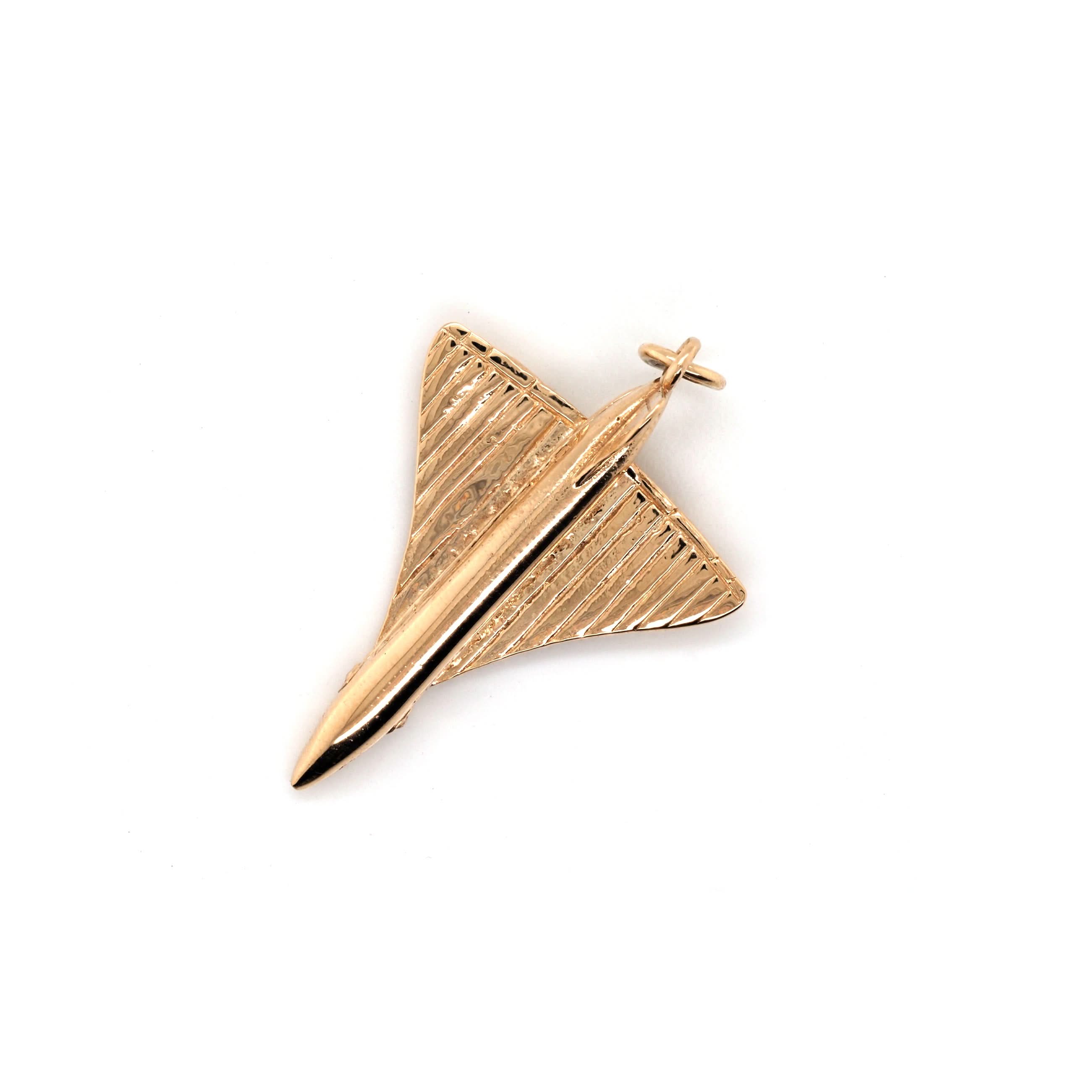 9ct Yellow Gold Concorde Charm - Image 2