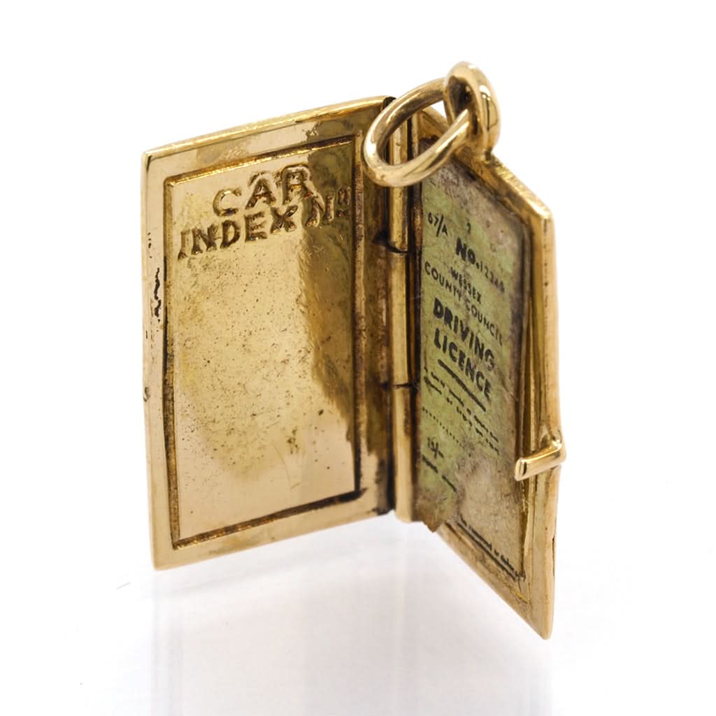 9ct Yellow Gold Driving Licence Charm - Image 2