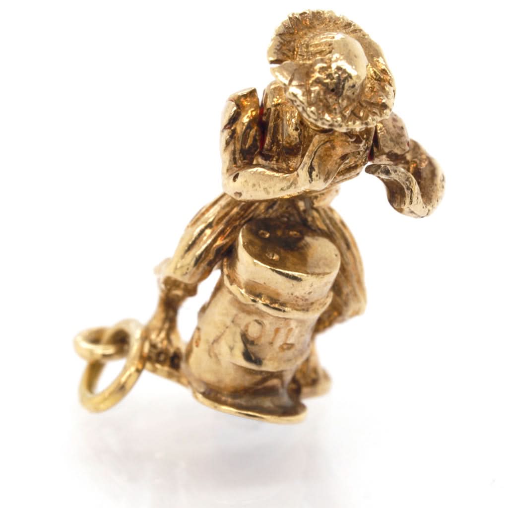 9ct Yellow Gold Drummer Boy Charm - Image 2
