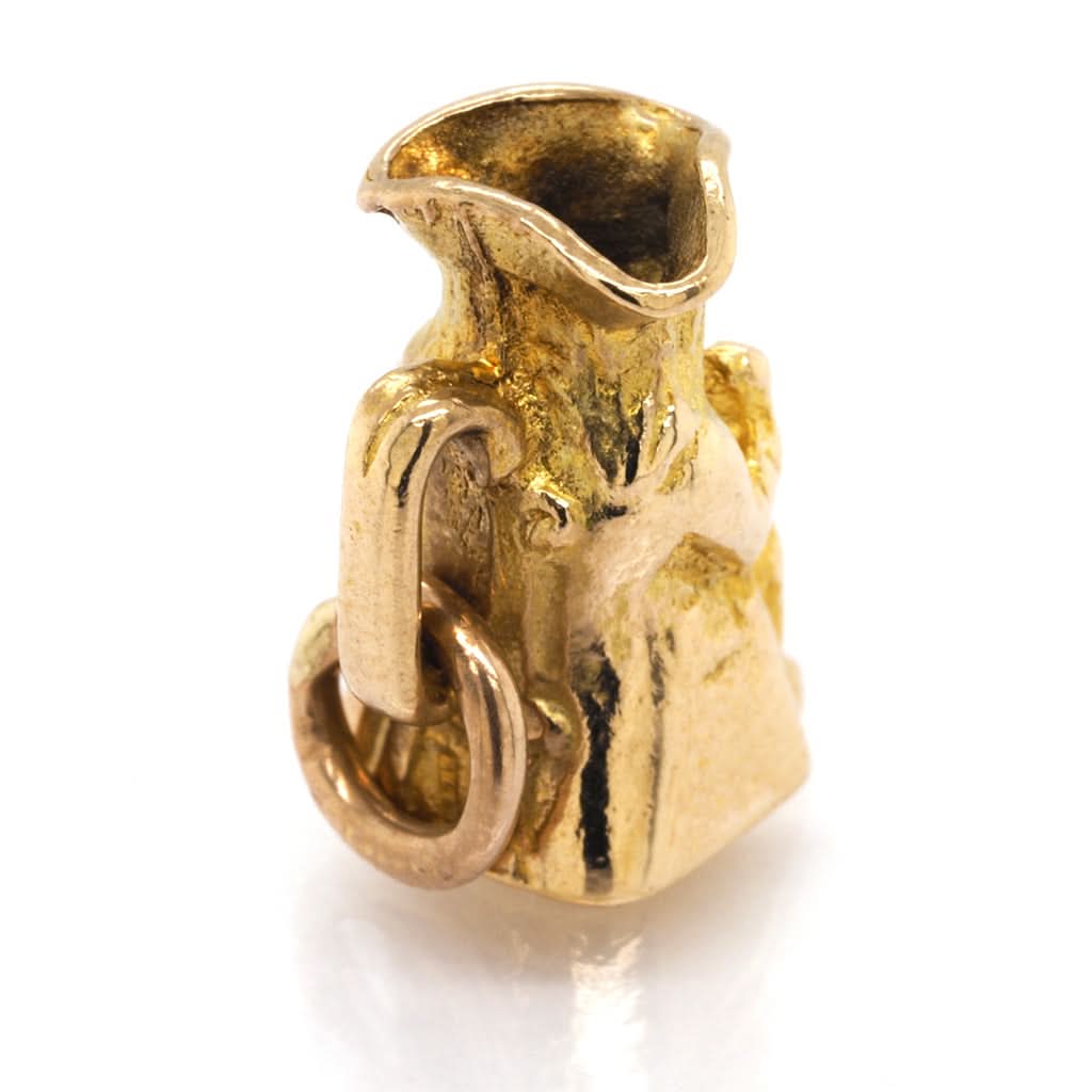 9ct Yellow Gold Toby Jug Charm - Image 2
