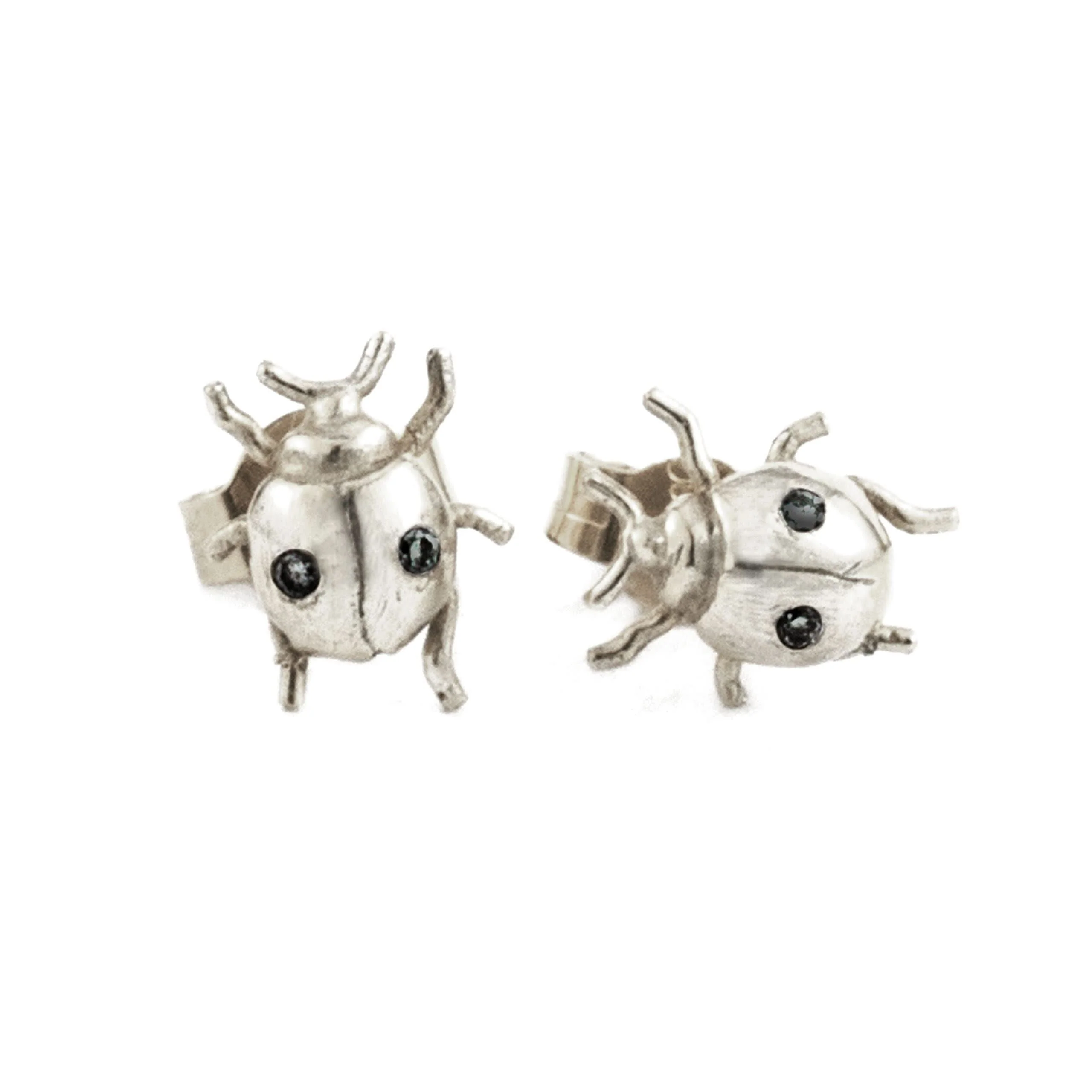 Alex Monroe Ladybird Stud Earrings - Image 2