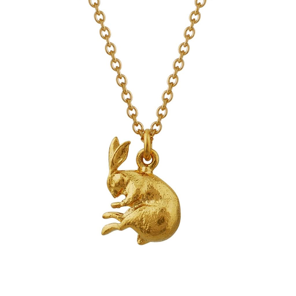 Alex Monroe Sleeping Hare Necklace - Image 2
