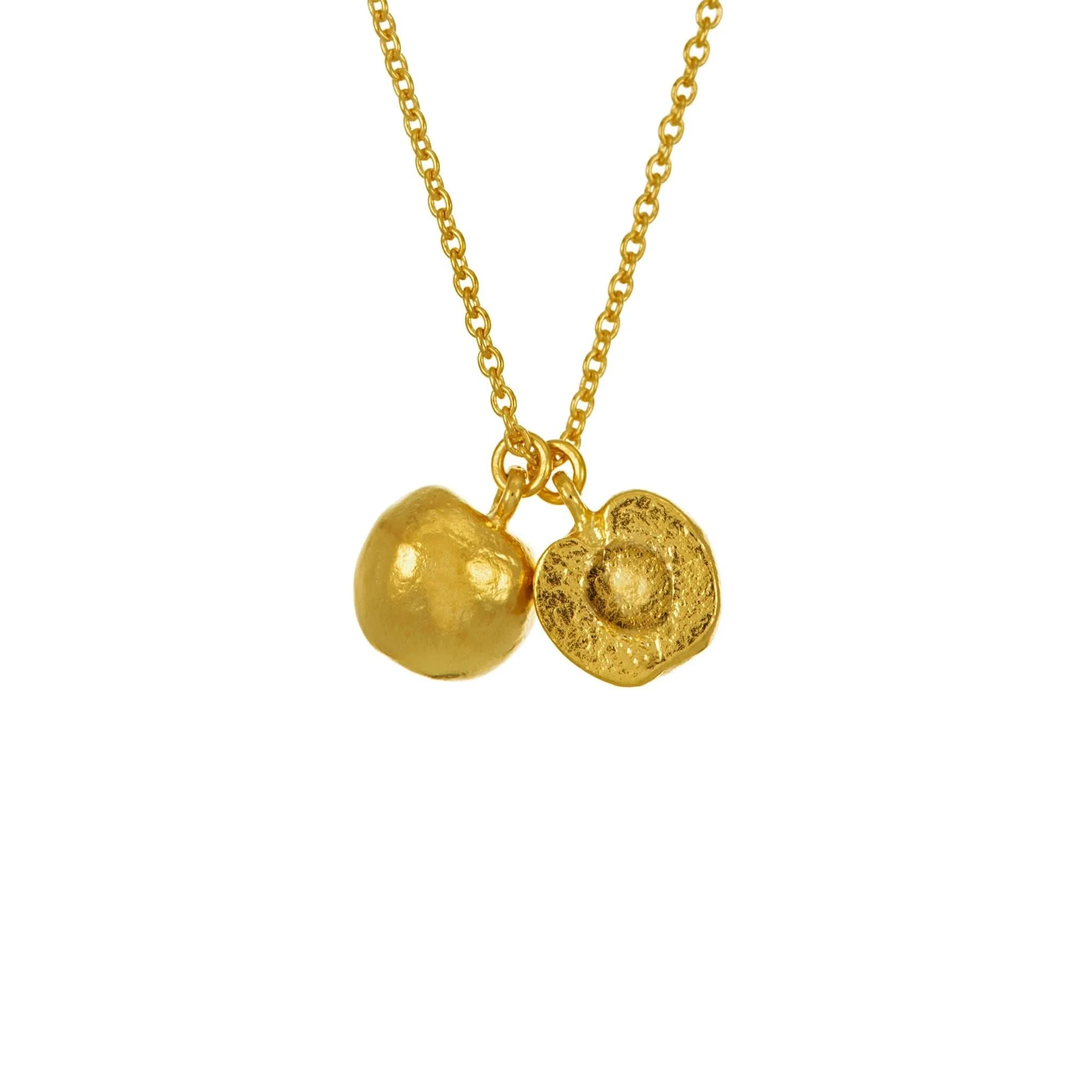 Alex Monroe Split Peach Pendant - Image 2