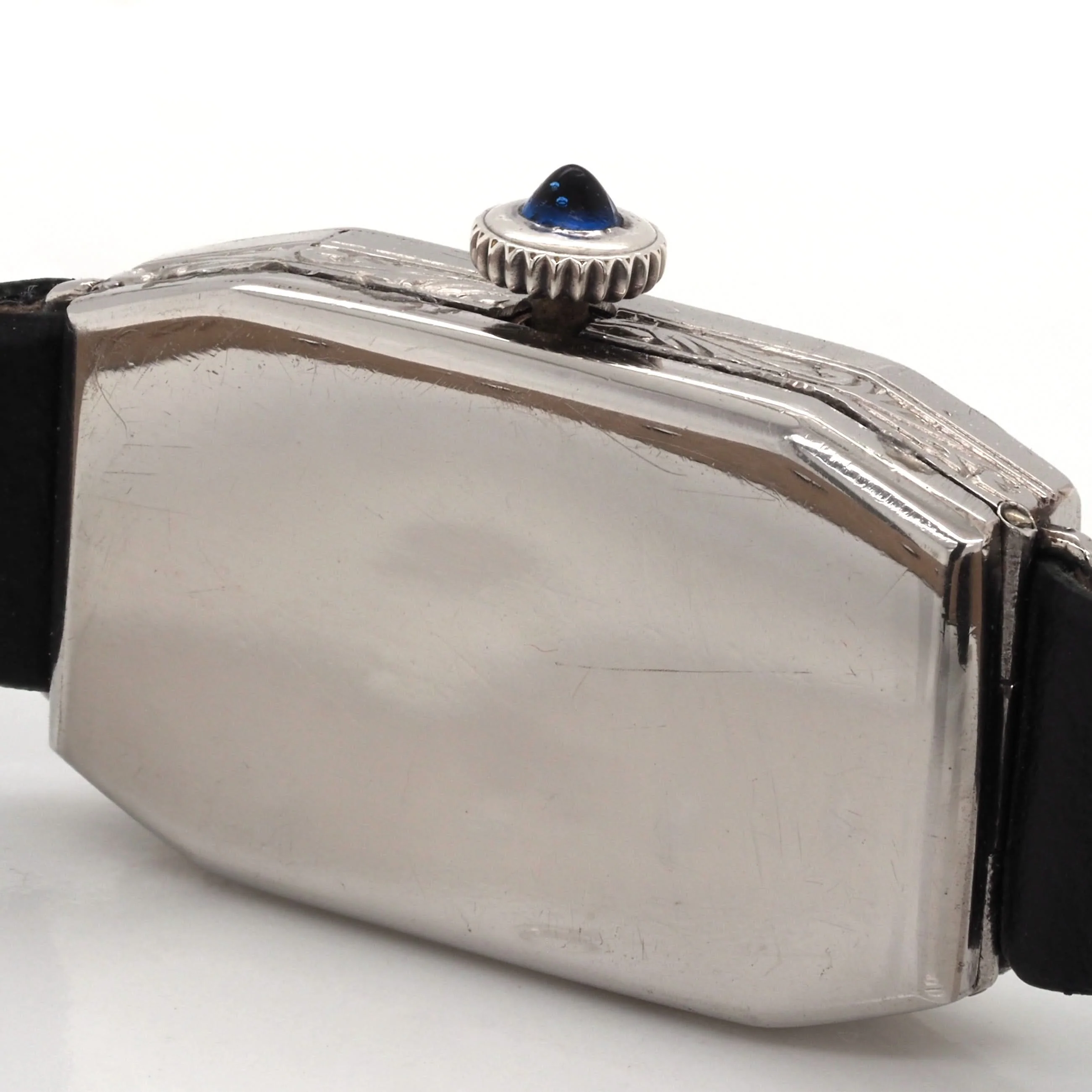 Art Deco Diamond-Set Platinum Cocktail Watch - Image 3