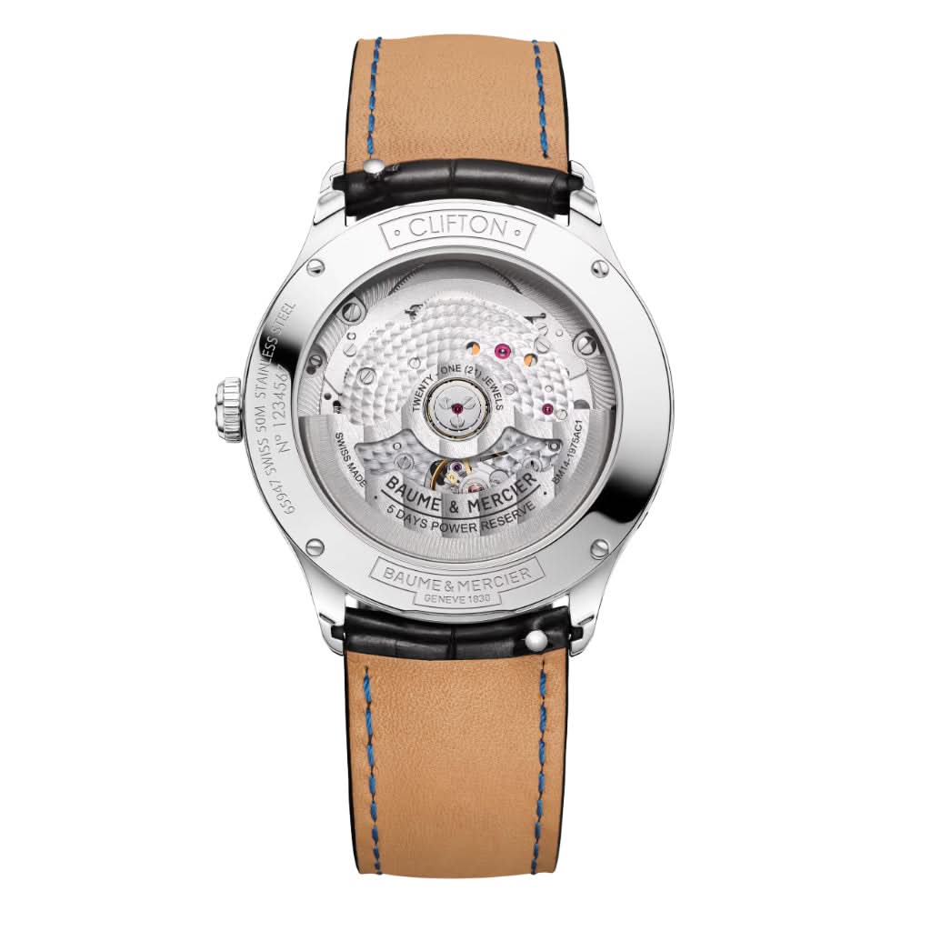 Baume et Mercier Clifton Automatic Moon Phase Date Watch 10758 - Image 2