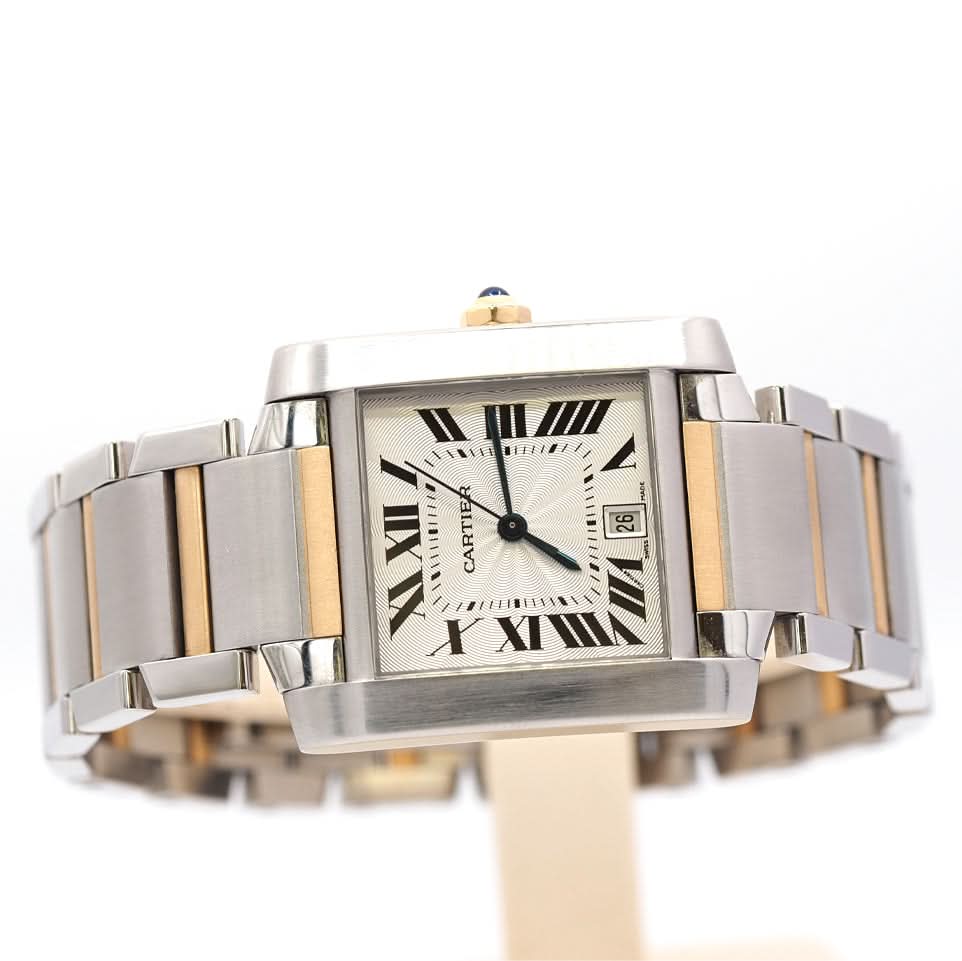 Cartier Tank Française Automatic Watch – Steel & Gold - Image 3