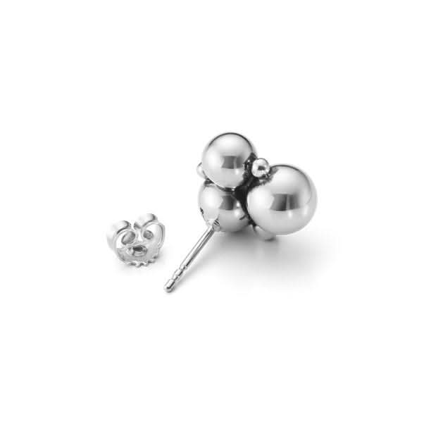 Georg Jensen Silver Large Grape Stud Earrings - Image 2