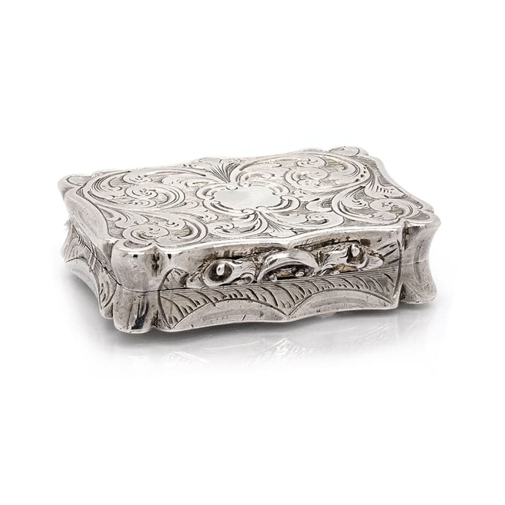 Early Victorian Silver Vinaigrette Box - Image 2