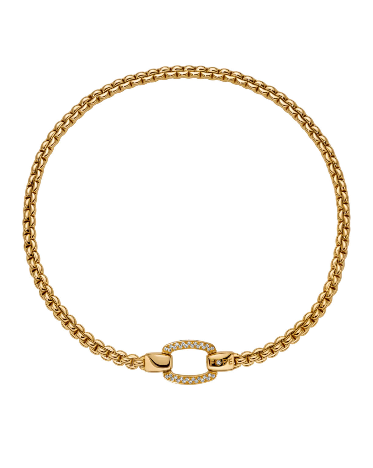 Eka Collection Flex'it Necklace with Diamond Pavé Clasp - Image 2