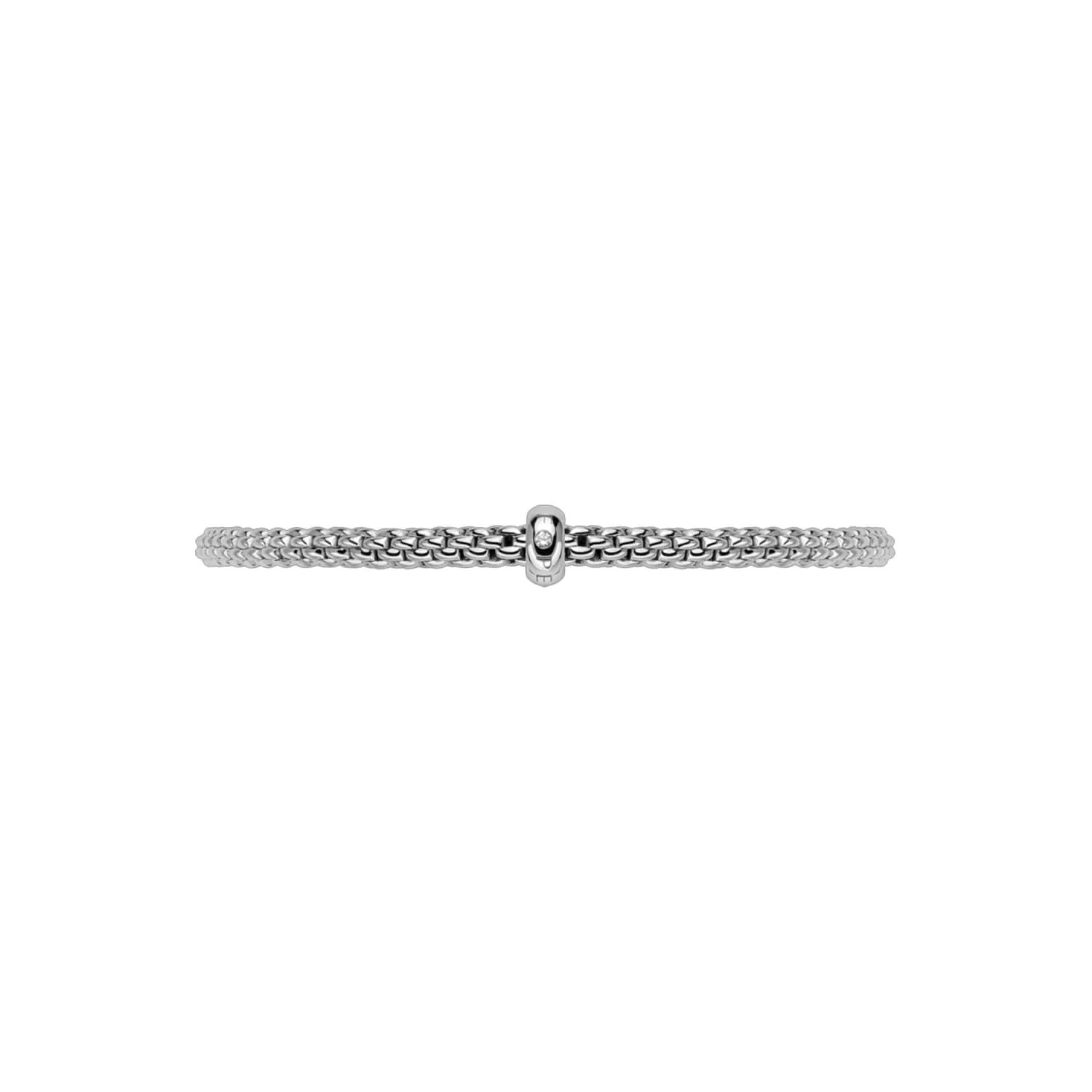 FOPE 18ct White Gold 'Flex'it Prima' Bracelet with Rondel 01M08BX_BB - Image 2