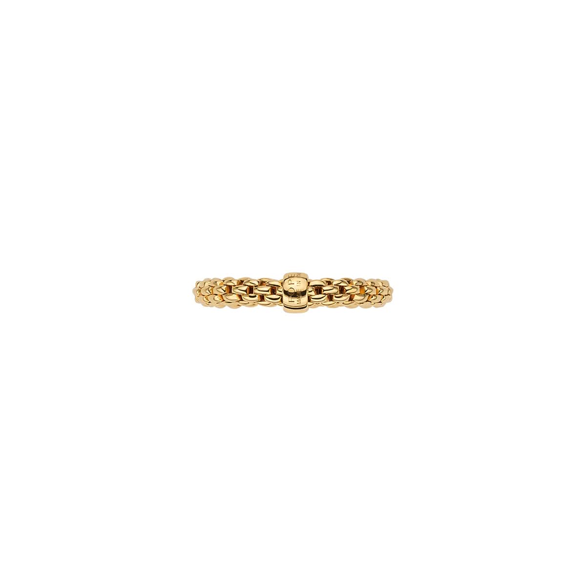 FOPE Essentials 18ct Yellow Gold 'Flex'it' Ring - Image 3