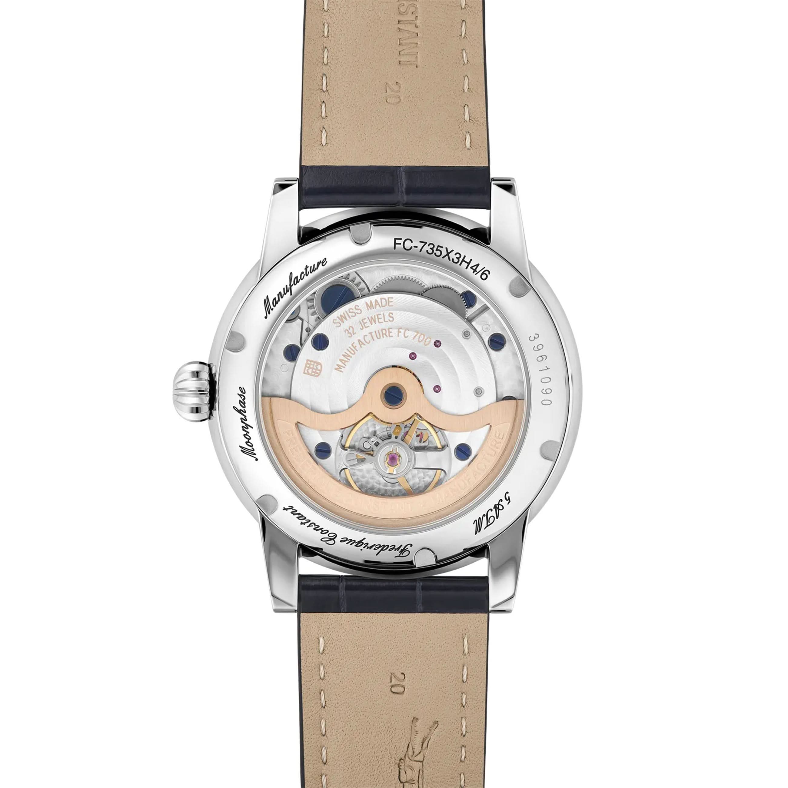 Frederique Constant Classic Power Reserve Big Date Manufacture Automatic Watch, FC-735S3H6 - Image 3