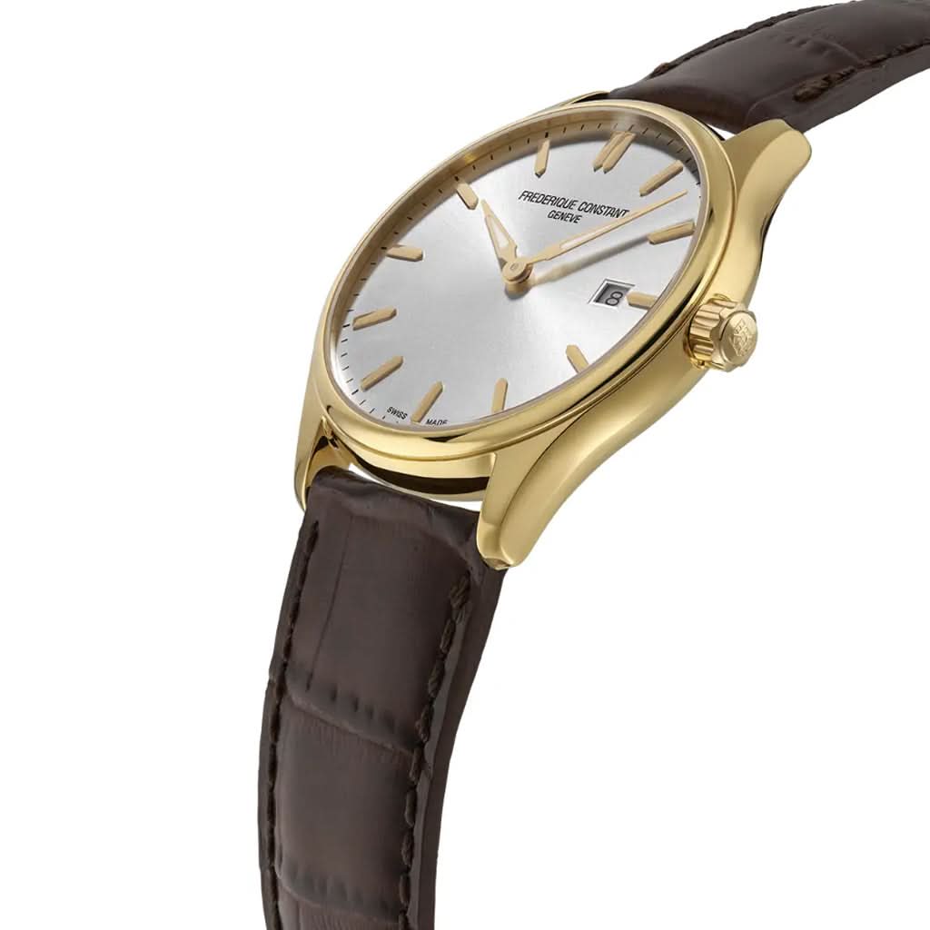 Frederique Constant Classics Gold PVD Date Quartz Watch FC-220SS5B3 - Image 2