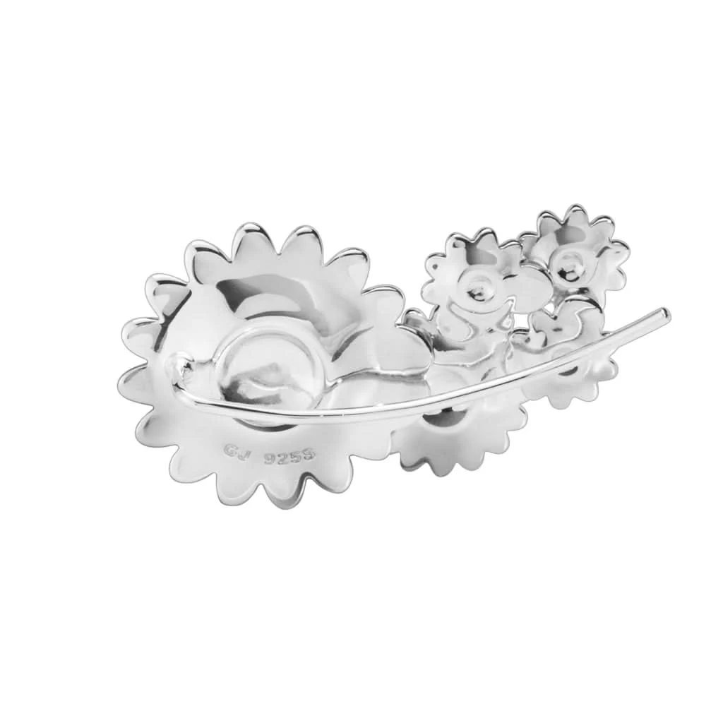 Georg Jensen Silver Daisy Ear Cuff 20001153 - Image 2
