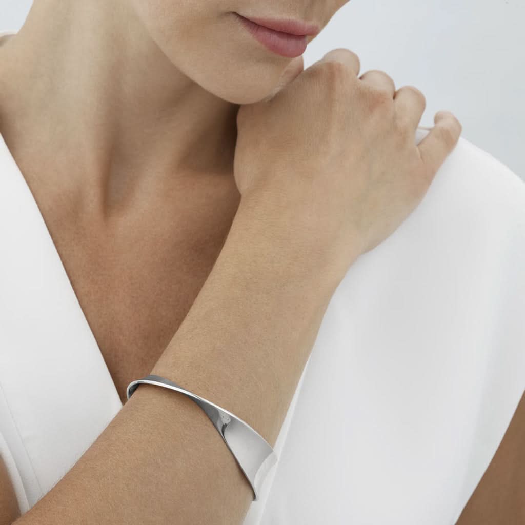 Georg Jensen Silver Mobius bangle 20000523 - Image 2