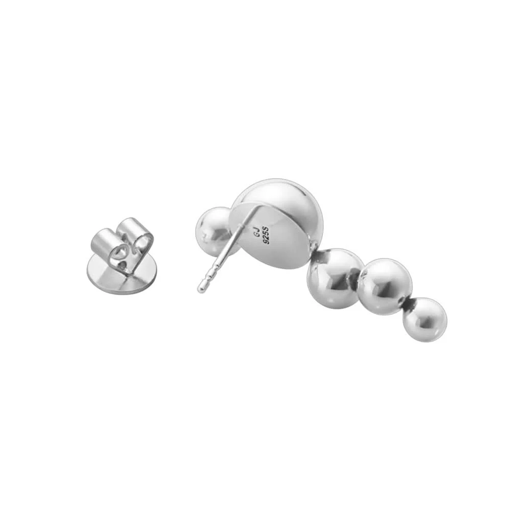 Georg Jensen Silver Moonlight Grapes Earrings 20001631 - Image 2