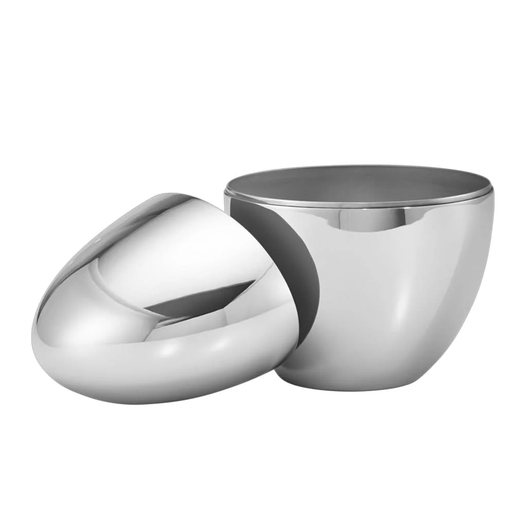 Georg Jensen Stainless Steel Sky Tall Decorative Box 10019299 - Image 2