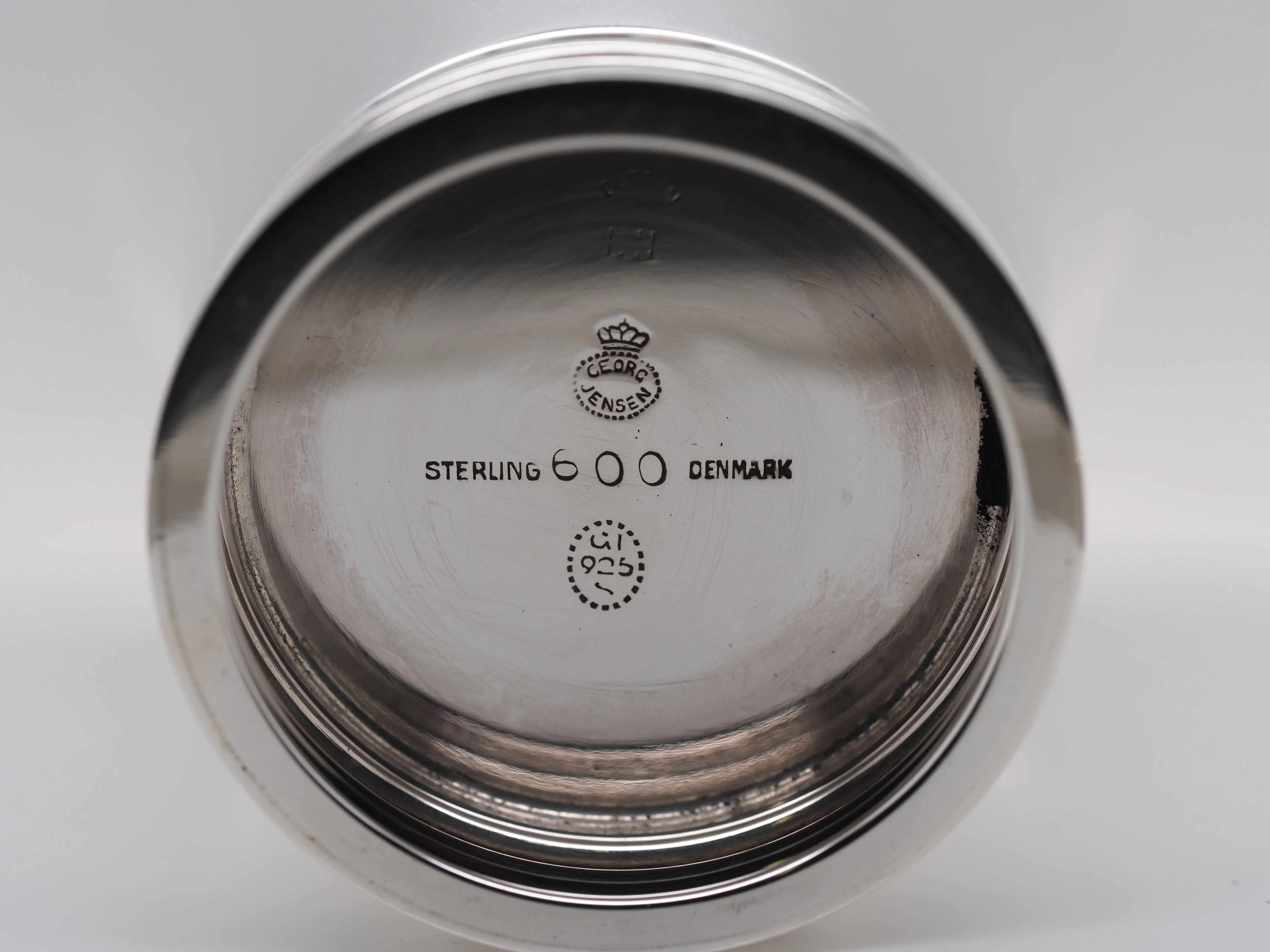 Georg Jensen Sterling Silver Art Deco Drinking Cups, Hallmarked 1929 - Image 3
