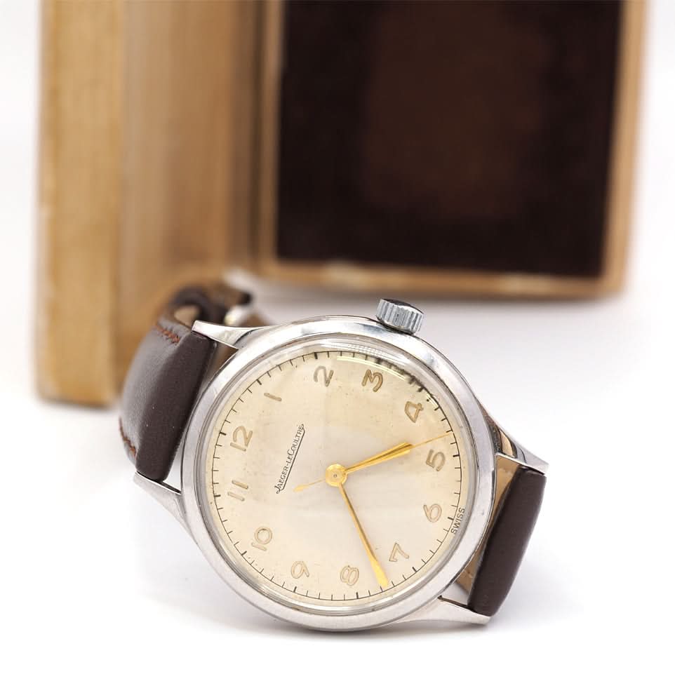Jaeger-LeCoultre Manual Wind Watch – Stainless Steel, With Box & Papers (1955) - Image 3