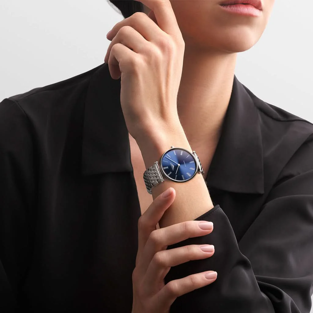 LA GRANDE CLASSIQUE DE LONGINES Automatic Watch with Blue Dial L4.918.4.94.6 - Image 2