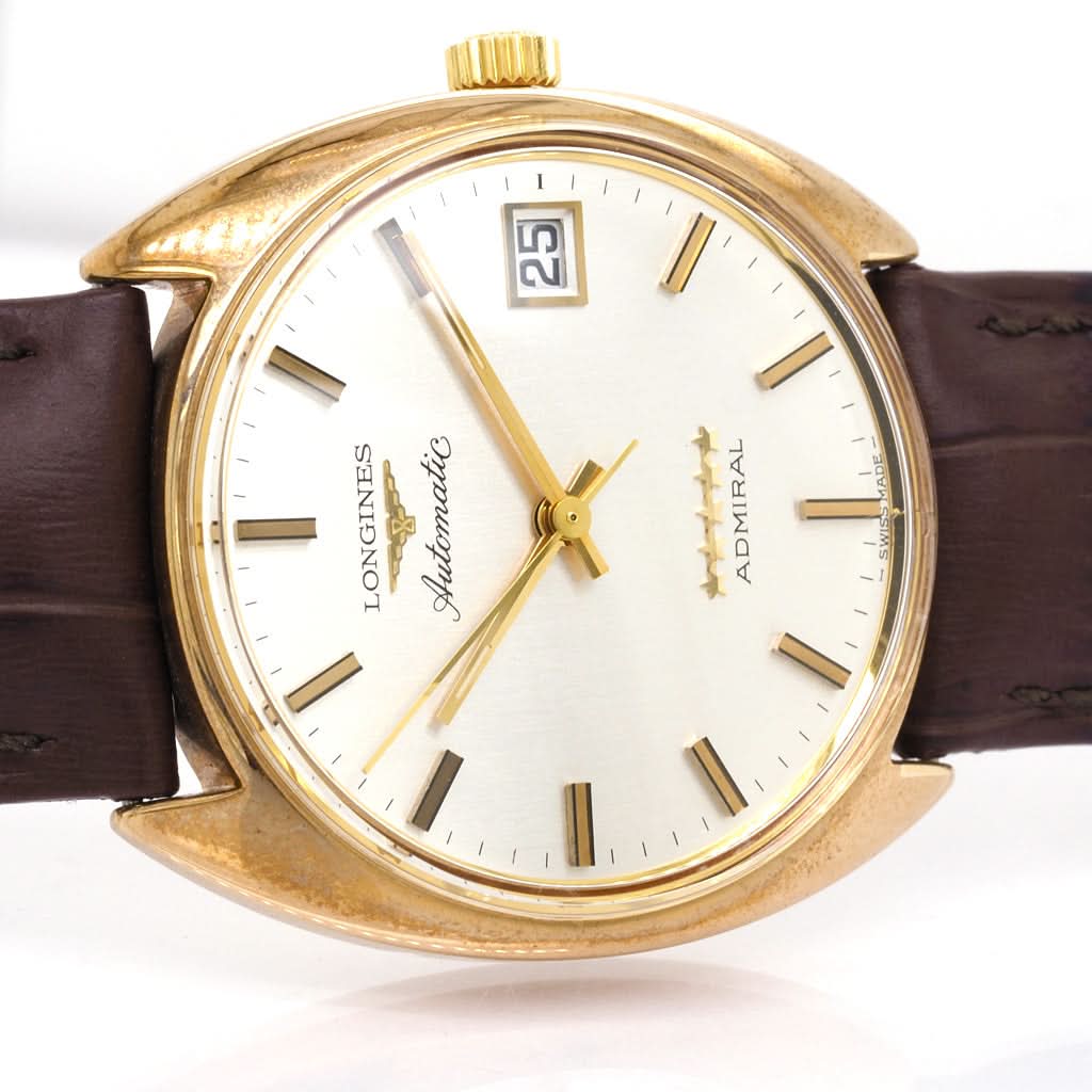 Longines 12ct Yellow Gold Admiral Watch, c.1970s - Image 2