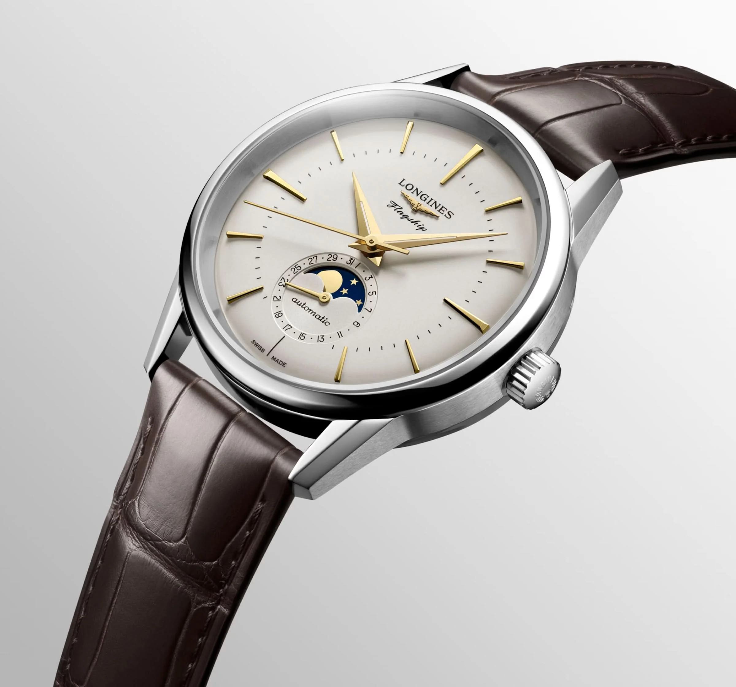 LONGINES FLAGSHIP Steel Gents Automatic Watch L48154782 - Image 2