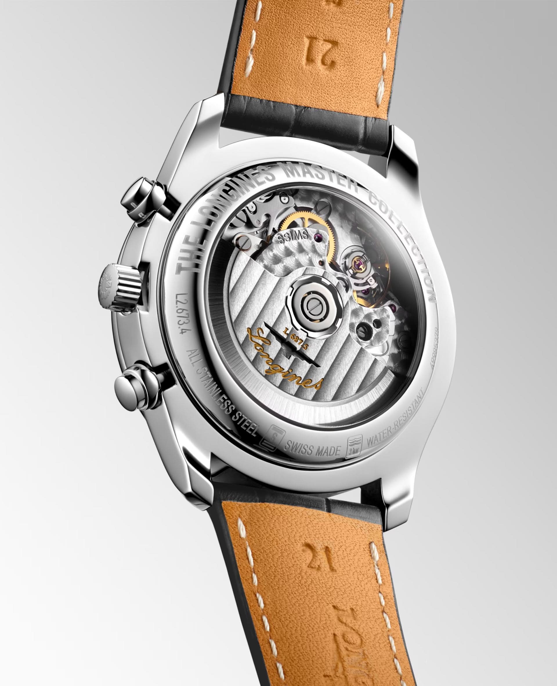 LONGINES MASTER COLLECTION Automatic Gents Chronograph Watch L26734612 - Image 3