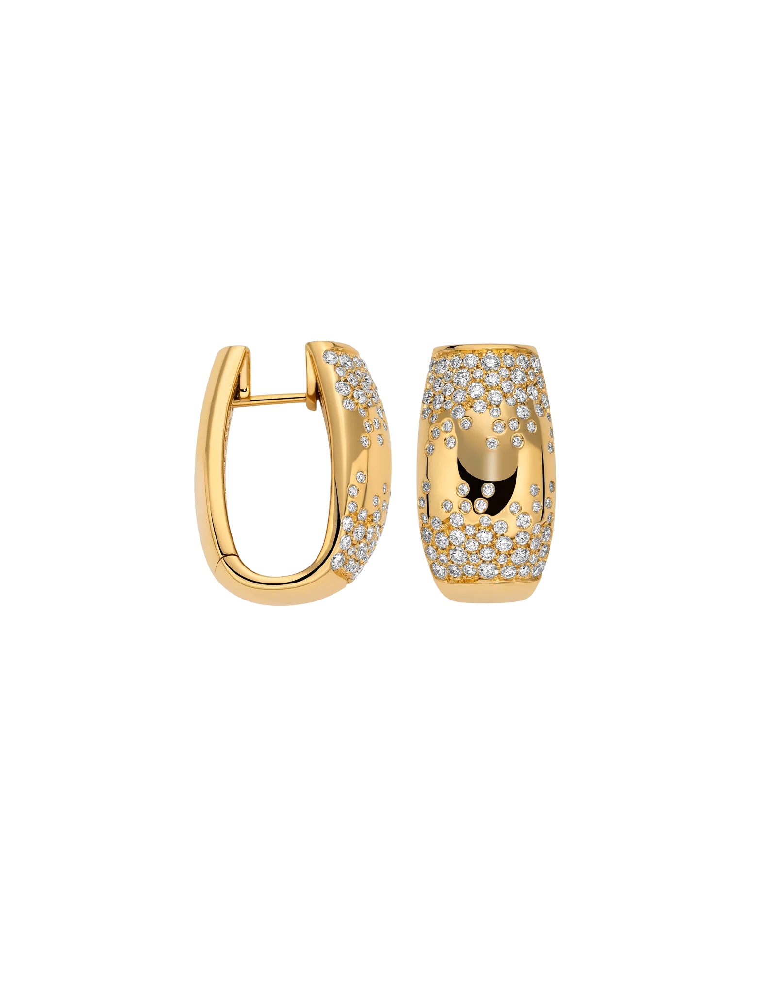 Love Nest Earrings with Diamond Pavé - Image 2