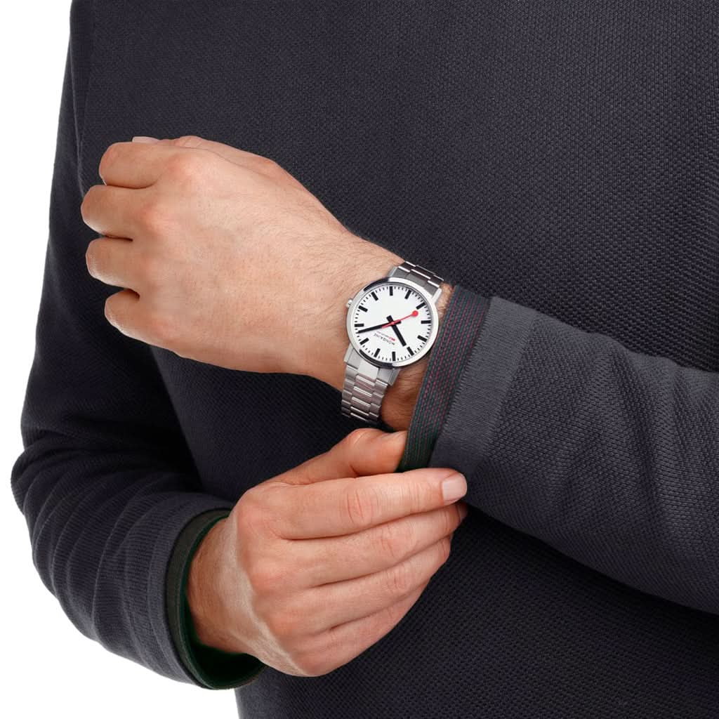 Mondaine Classic Stainless Steel Bracelet Watch A660.30360.11SBJ - Image 2