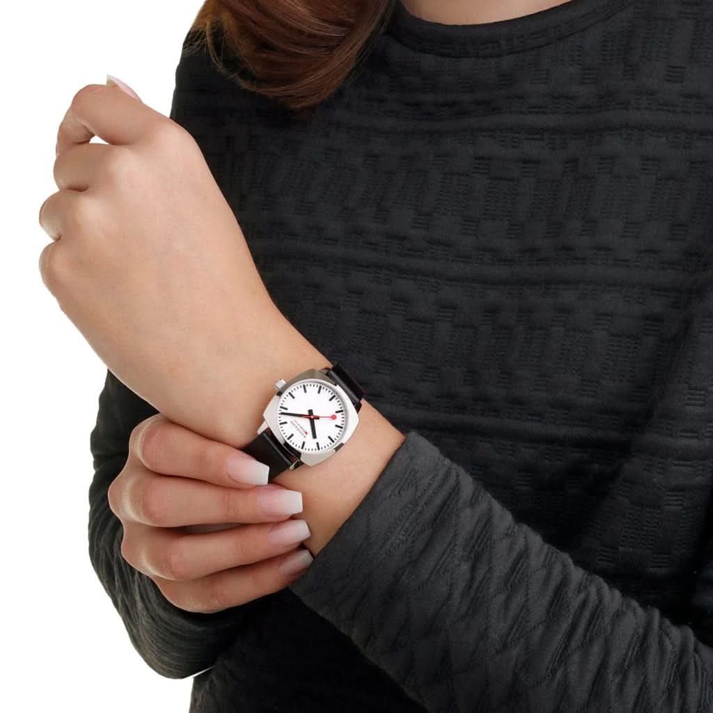 Mondaine Petite Cushion Quartz Watch MSL.31110.LBV - Image 2