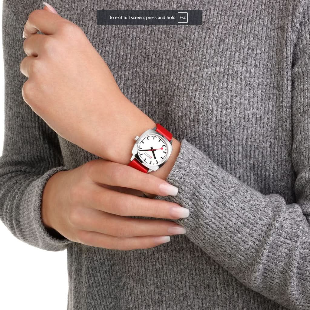Mondaine Petite Cushion Quartz Watch MSL.31110.LCV - Image 2