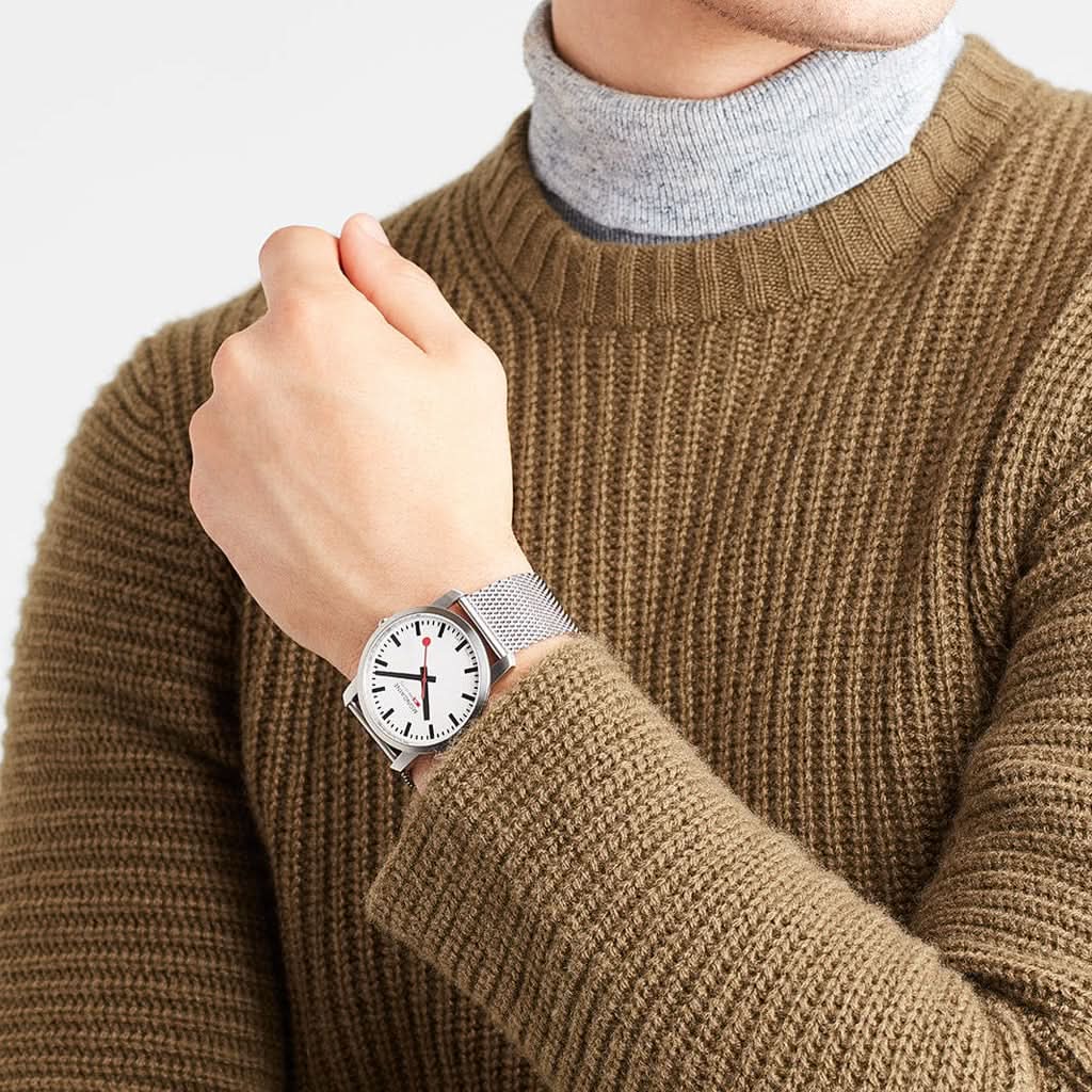 Mondaine Simply Elegant Stainless Steel Strap Watch A638.30350.16SBZ - Image 2