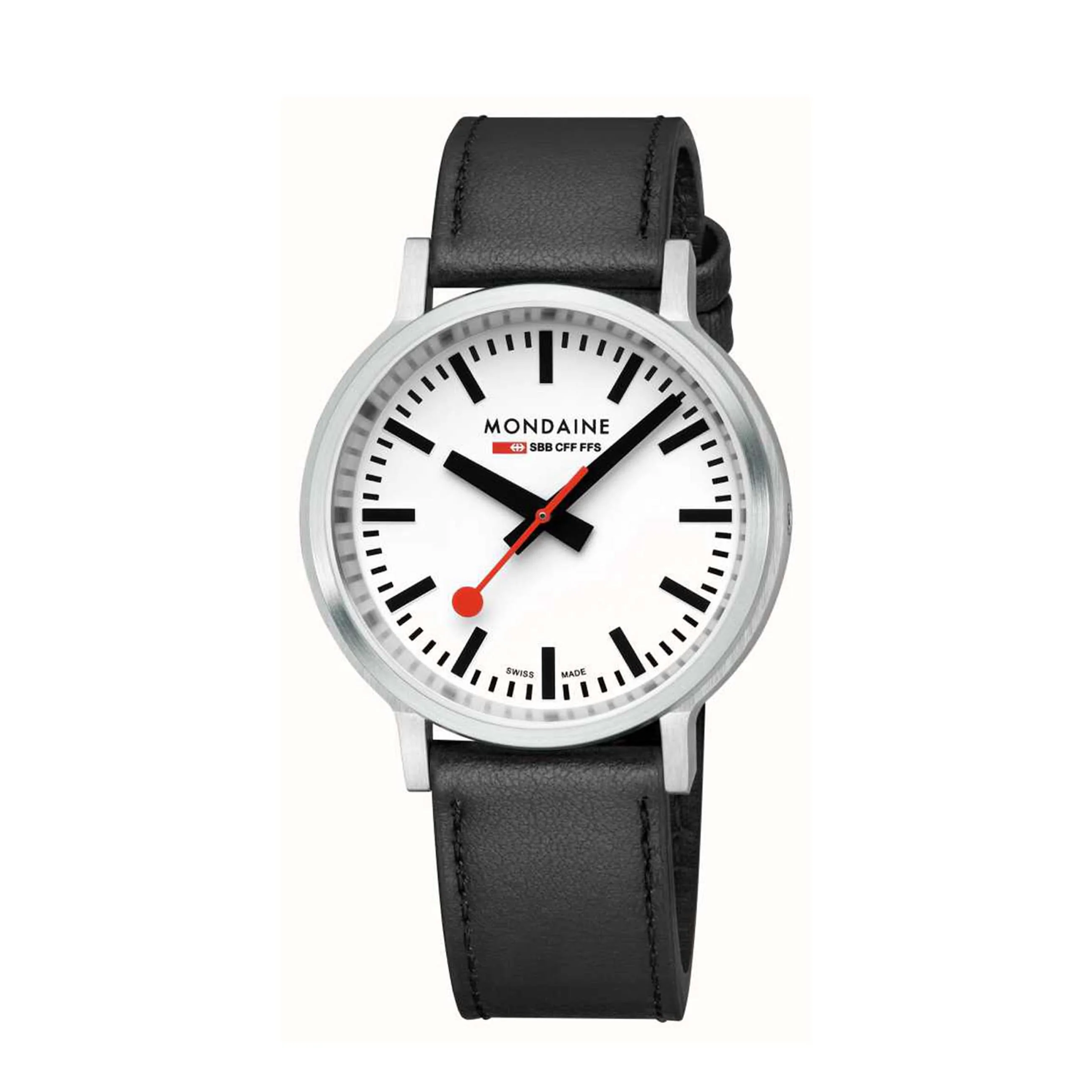 Mondaine Stop2Go Backlight Quartz Strap Watch MST4101BLB - Image 2