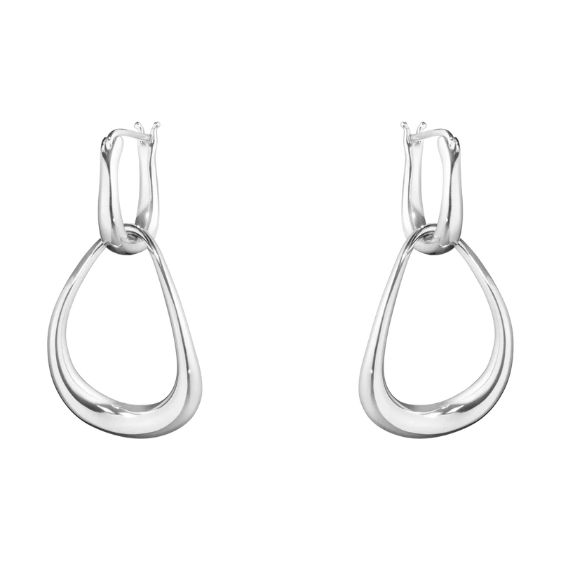 Georg Jensen Offspring Earrings - Sterling Silver - Image 3