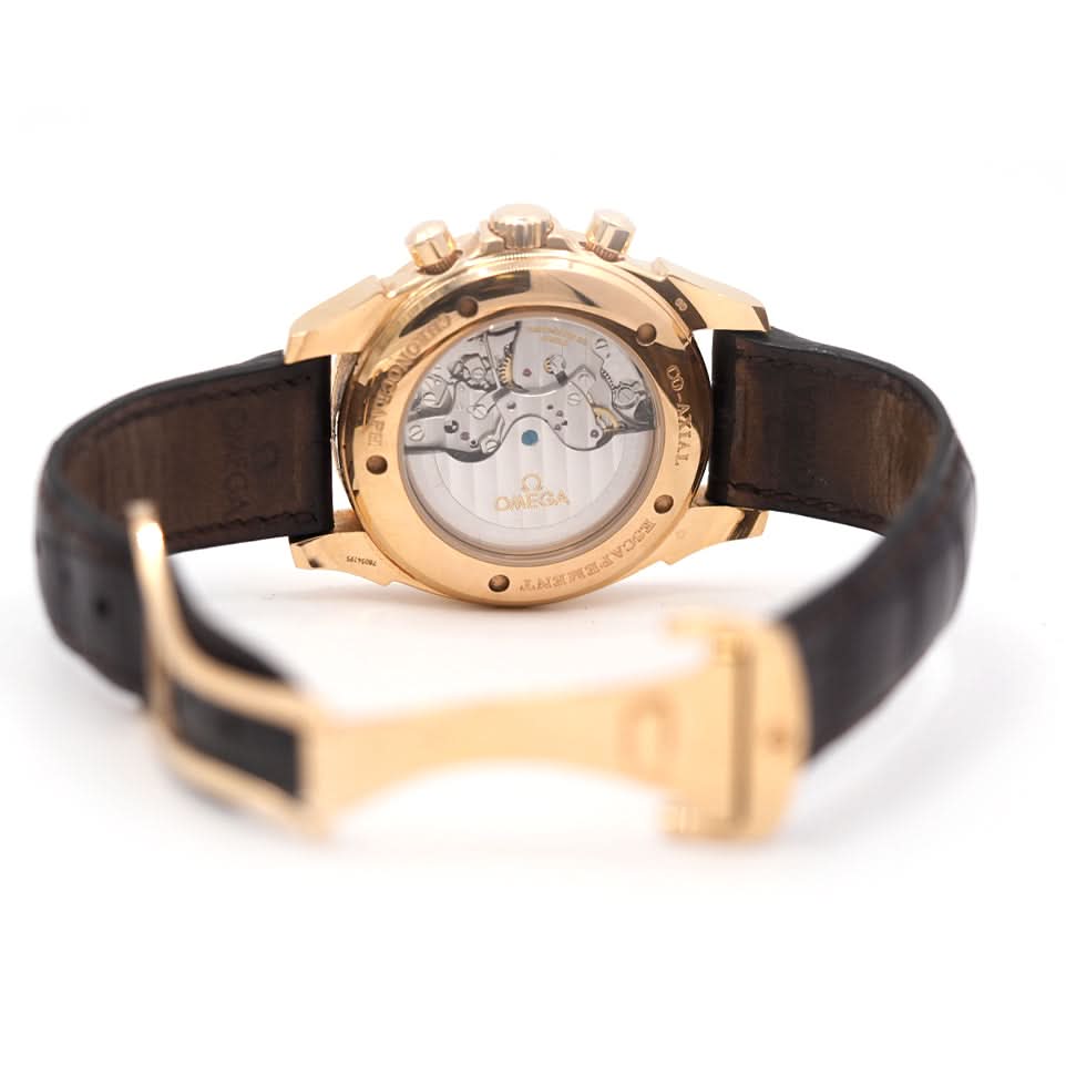 Omega De Ville Gents Chronograph Watch (2004) — Complete with Box, Papers & Spare Strap - Image 2