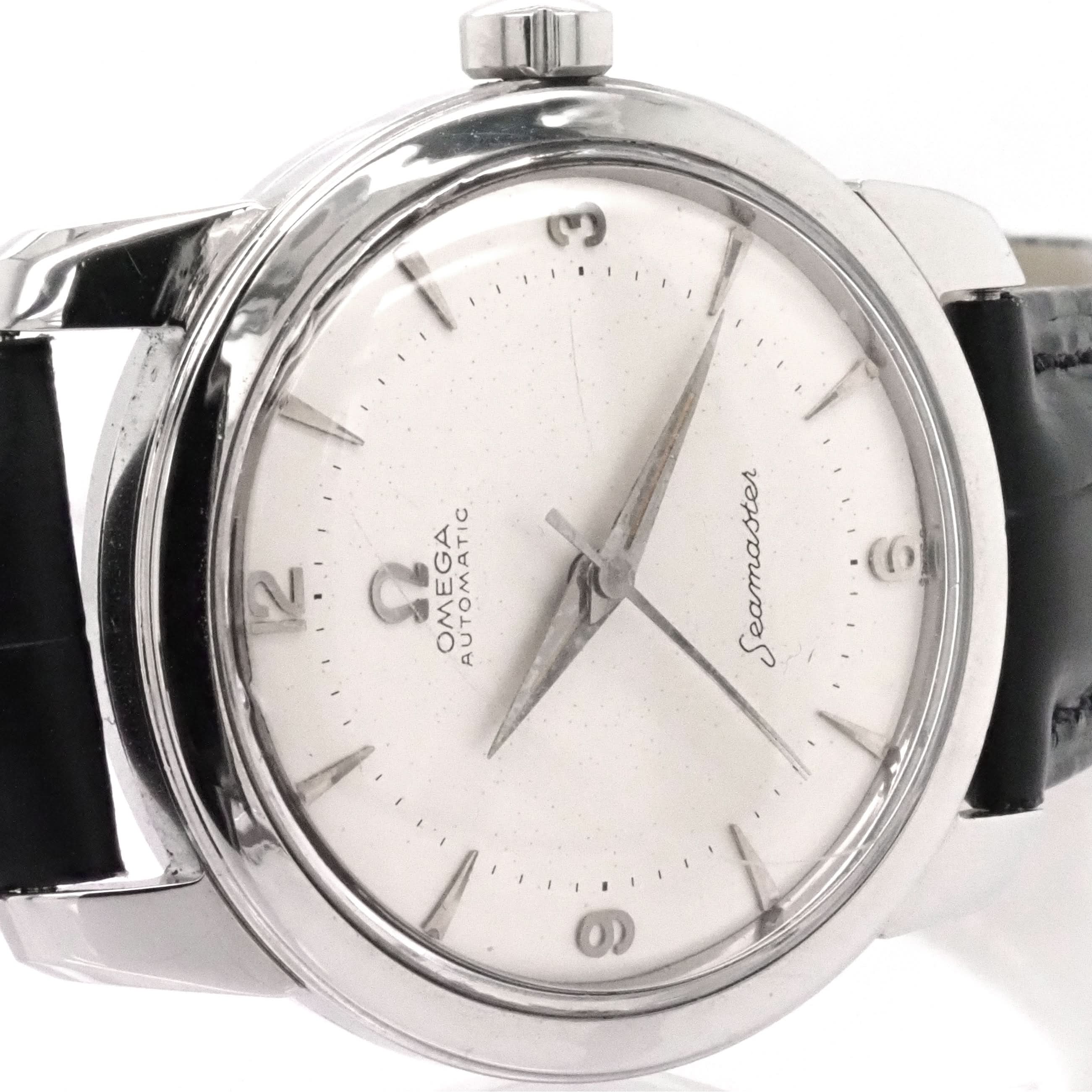 Omega Seamaster Stainless Steel Automatic Watch, c.1956 - Image 2