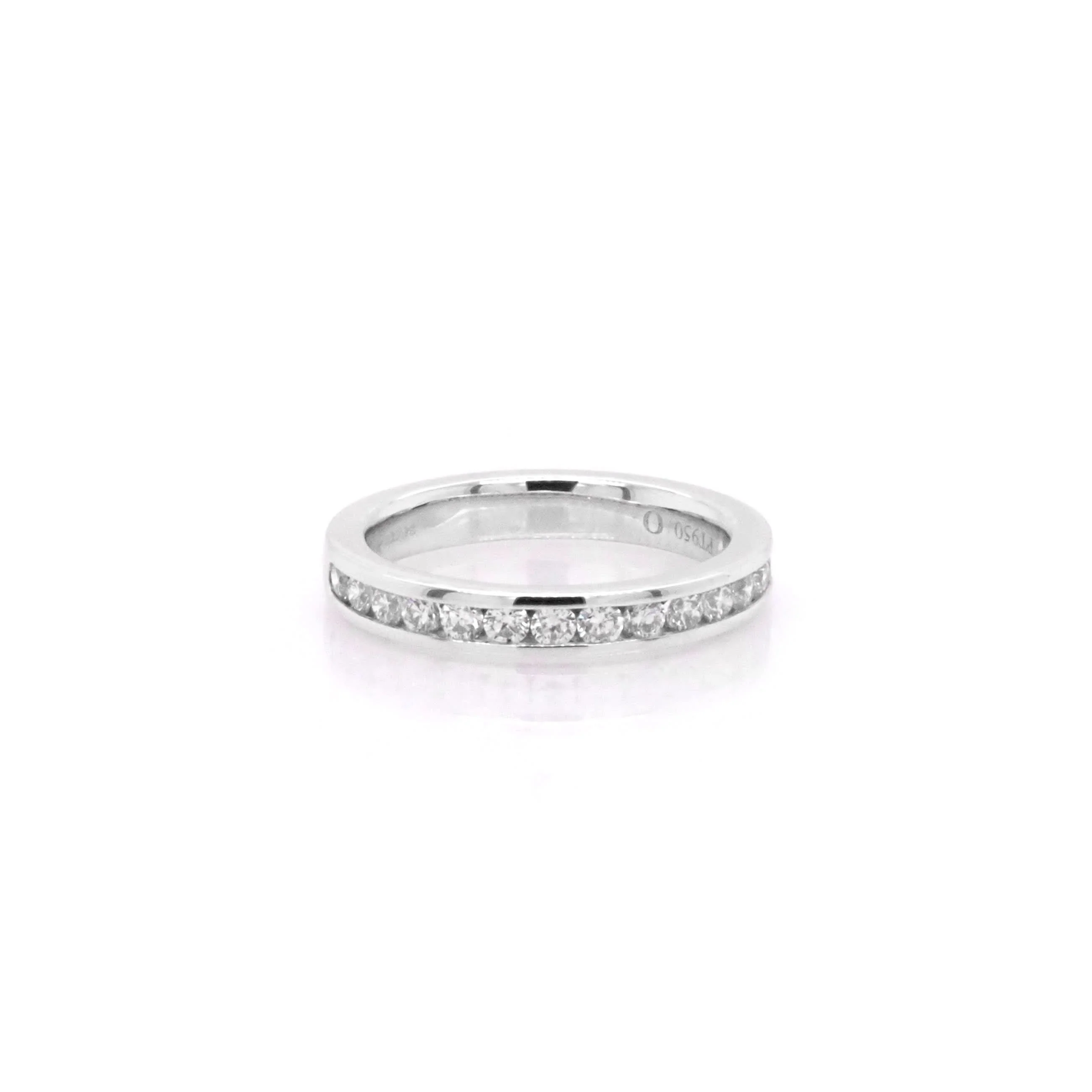 Platinum Diamond Half-Eternity Ring - Image 2