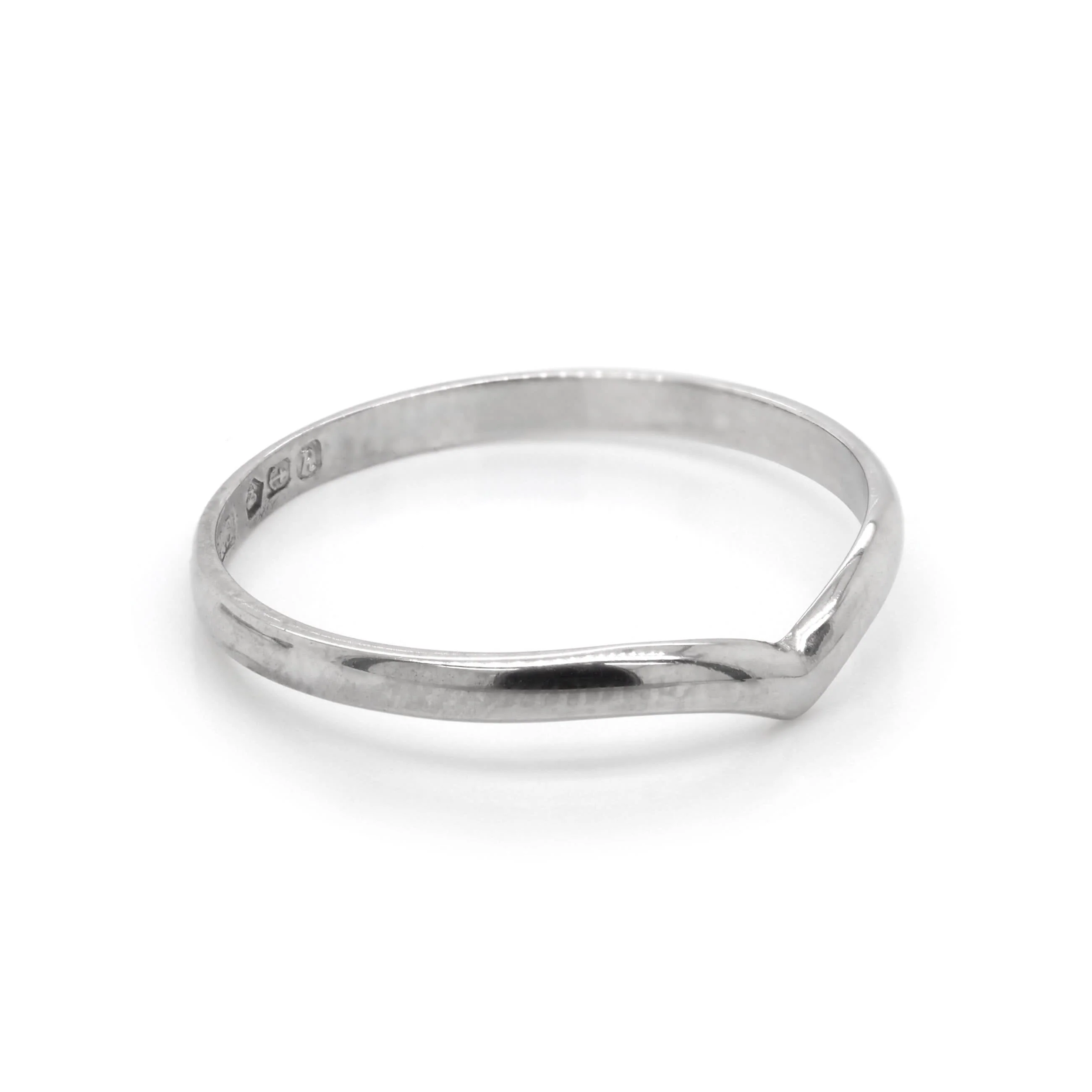 Platinum Diamond-Set Engagement Ring and Wedding Ring Set - Image 4