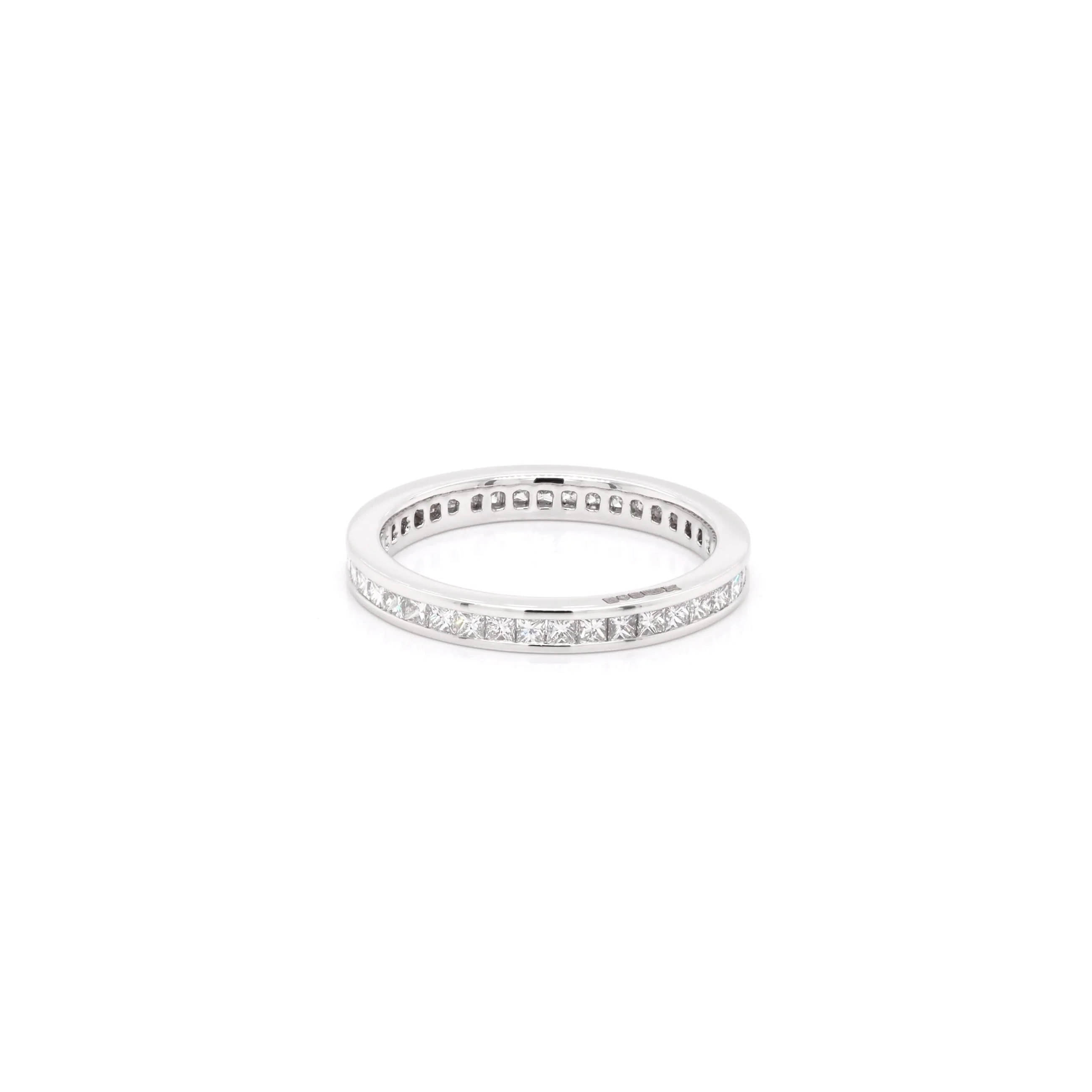 Platinum Diamond-Set Full Eternity Ring - Image 2