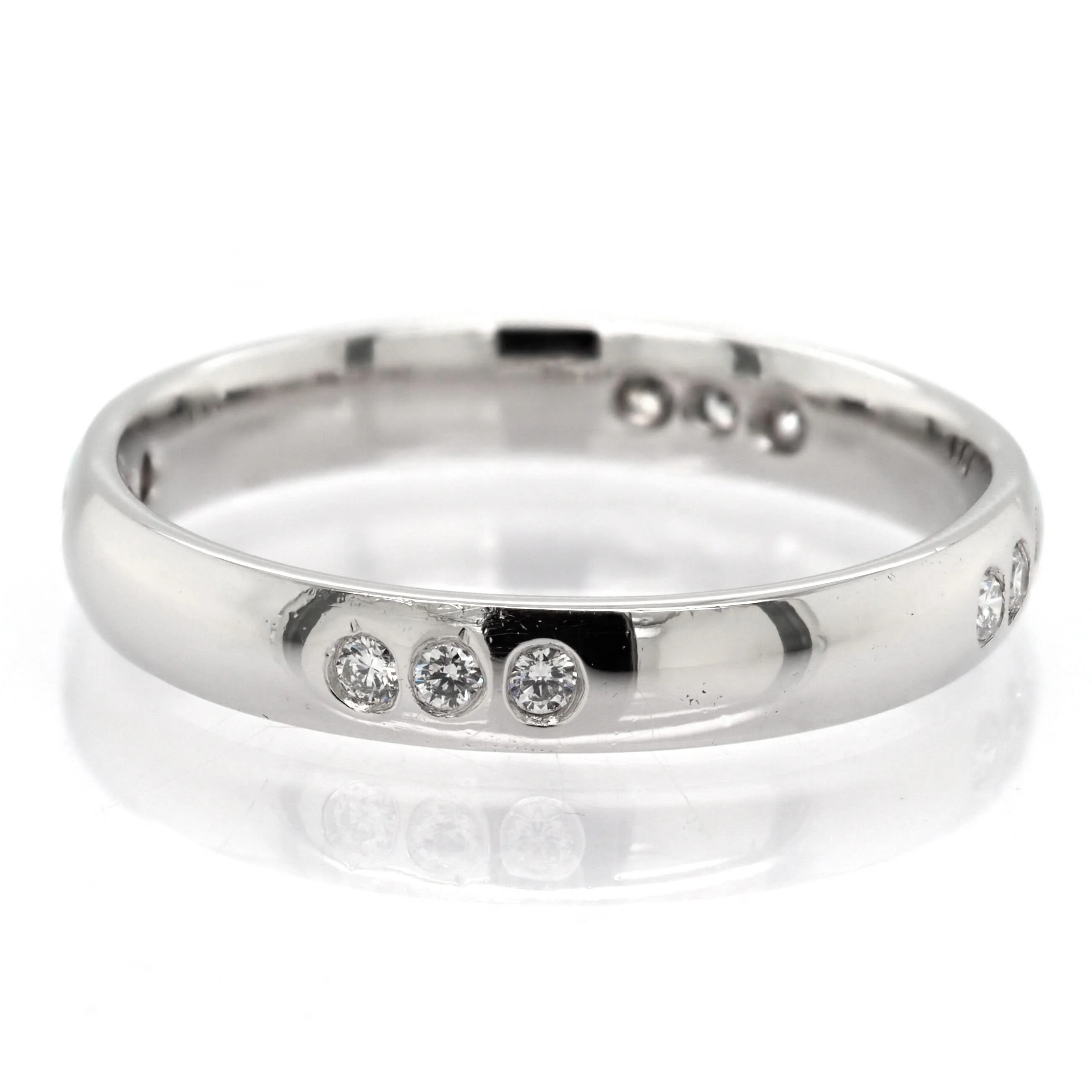 Platinum Diamond-Set Wedding Band - Image 2