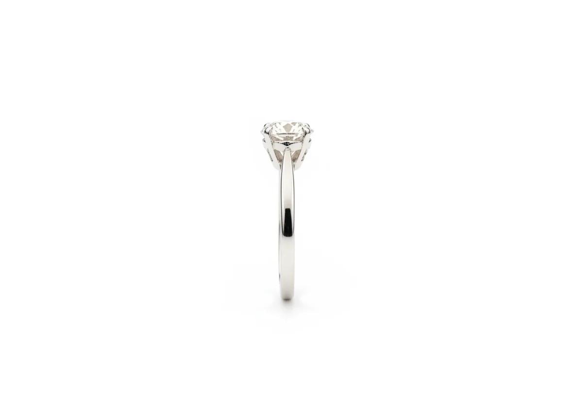 Platinum Diamond Solitaire 1.30ct - Image 2