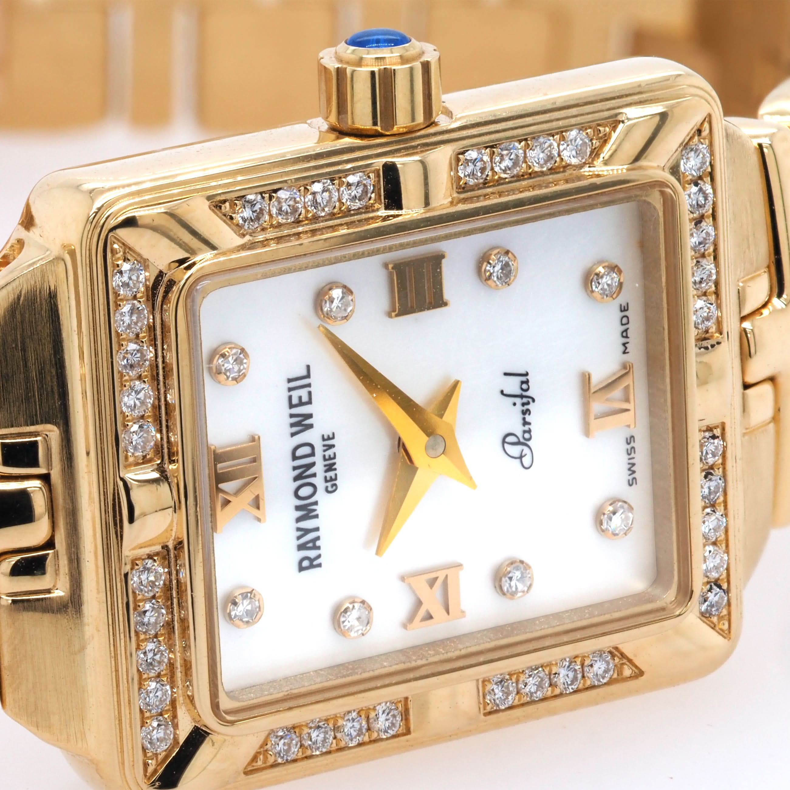 Raymond Weil Parsifal 18ct Yellow Gold Diamond-Set Watch - Image 2