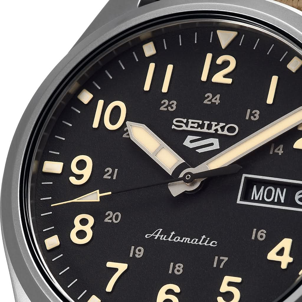 Seiko 5 Sports Automatic Date Watch on Strap SRPG35K1 - Image 2